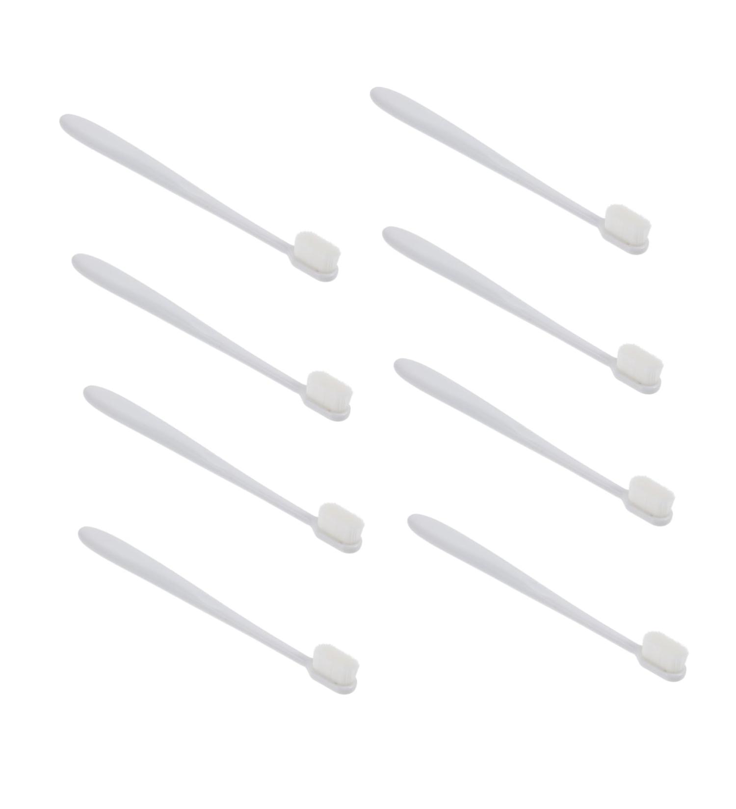 Beavorty 8-Piece Soft Toothbrush Set | Ultra Long Handle Tooth Cleaning Tool for Daily Use & Gum Care - Buy Online on GoSupps.com
