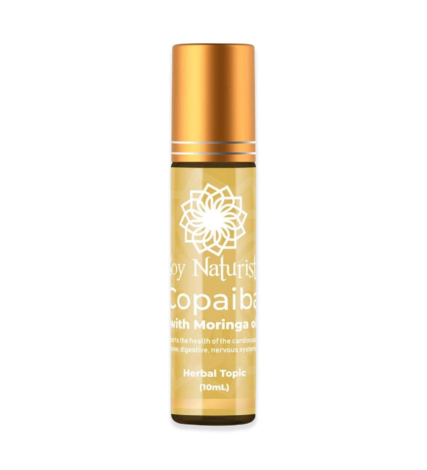 Copaiba & Moringa Roll-on Serum 10ml - Natural Herbal Supplement for Skin Health and Neurological Support - Buy Online on GoSupps.com