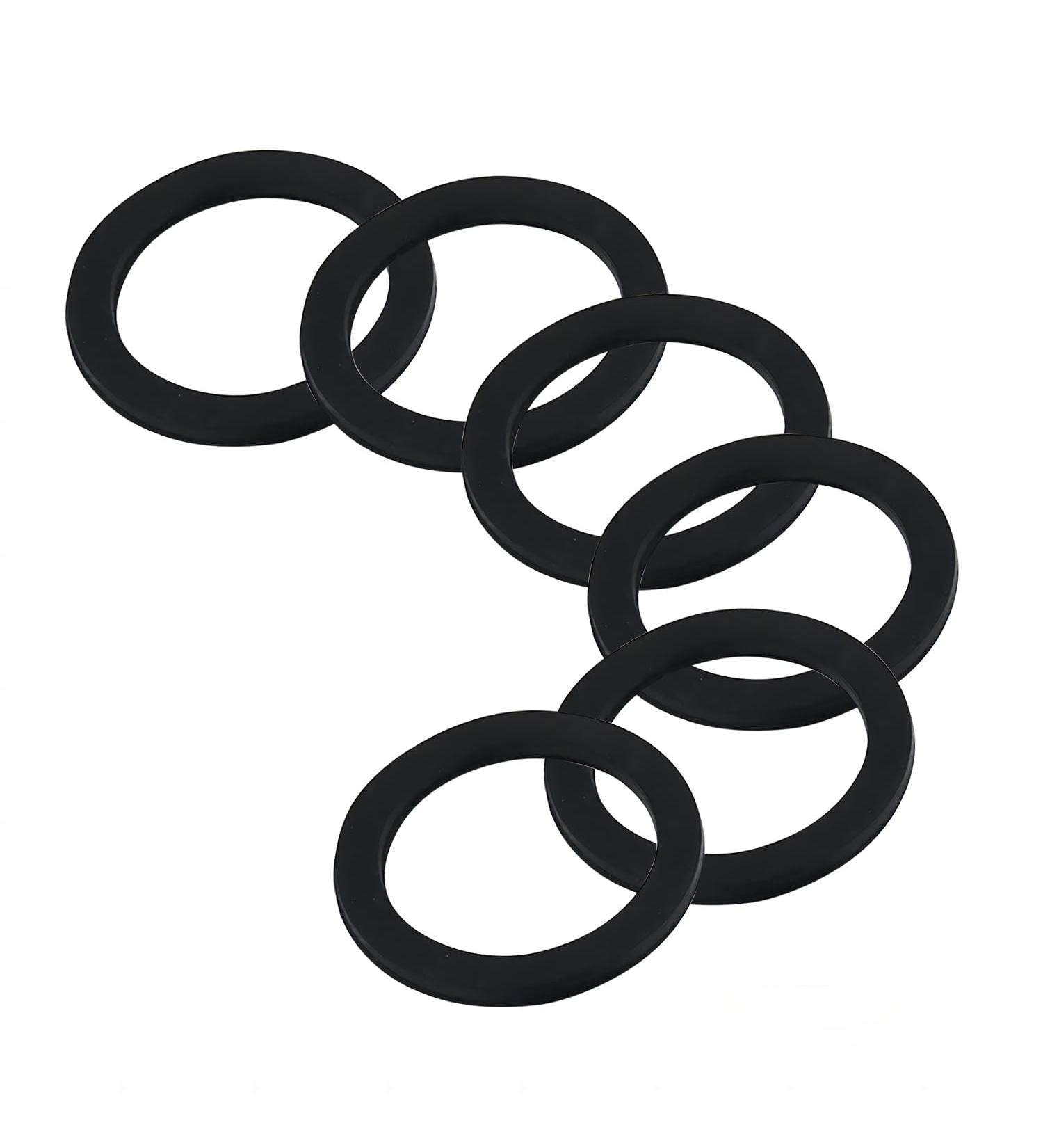 Buy Qrity 6-Piece O-Ring Sealing Rubber | Kitchen Sink Replacement Seals | 54mm OD 40mm ID Pipe Sealing Rings - Buy Online on GoSupps.com