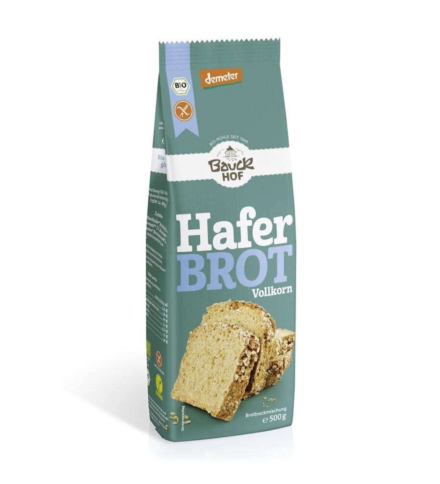 Bauckhof oat bread wholemeal gluten-free organic pack of 6 (6 x 500 g)