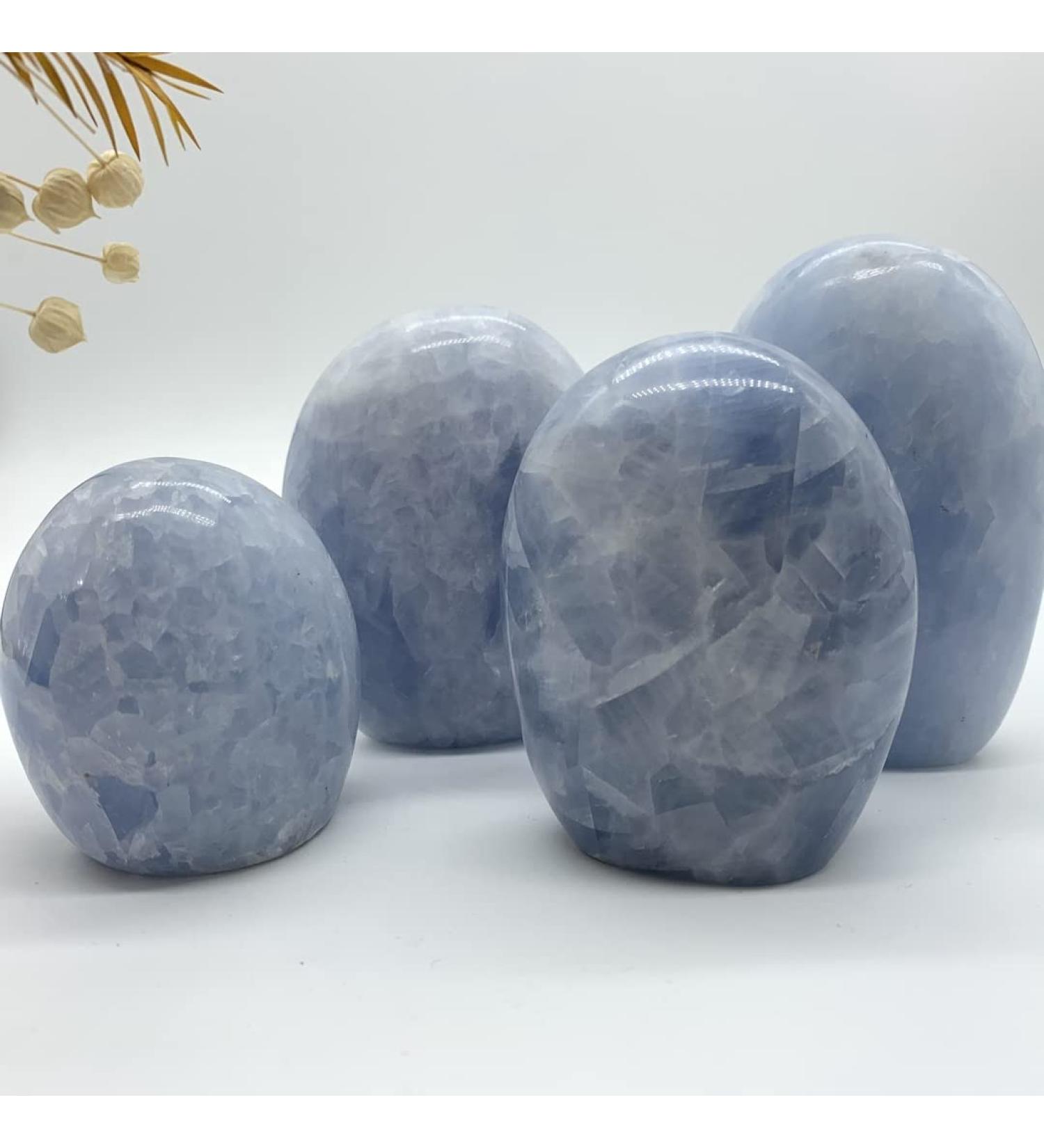 Home Decoration Natural Blue Celestite Quartz Freedom Stones Crystal Display Gem Stones GiftsDecor Minerals Stones ZJGIDTEM (Size : 380-500grams) - Buy Online on GoSupps.com