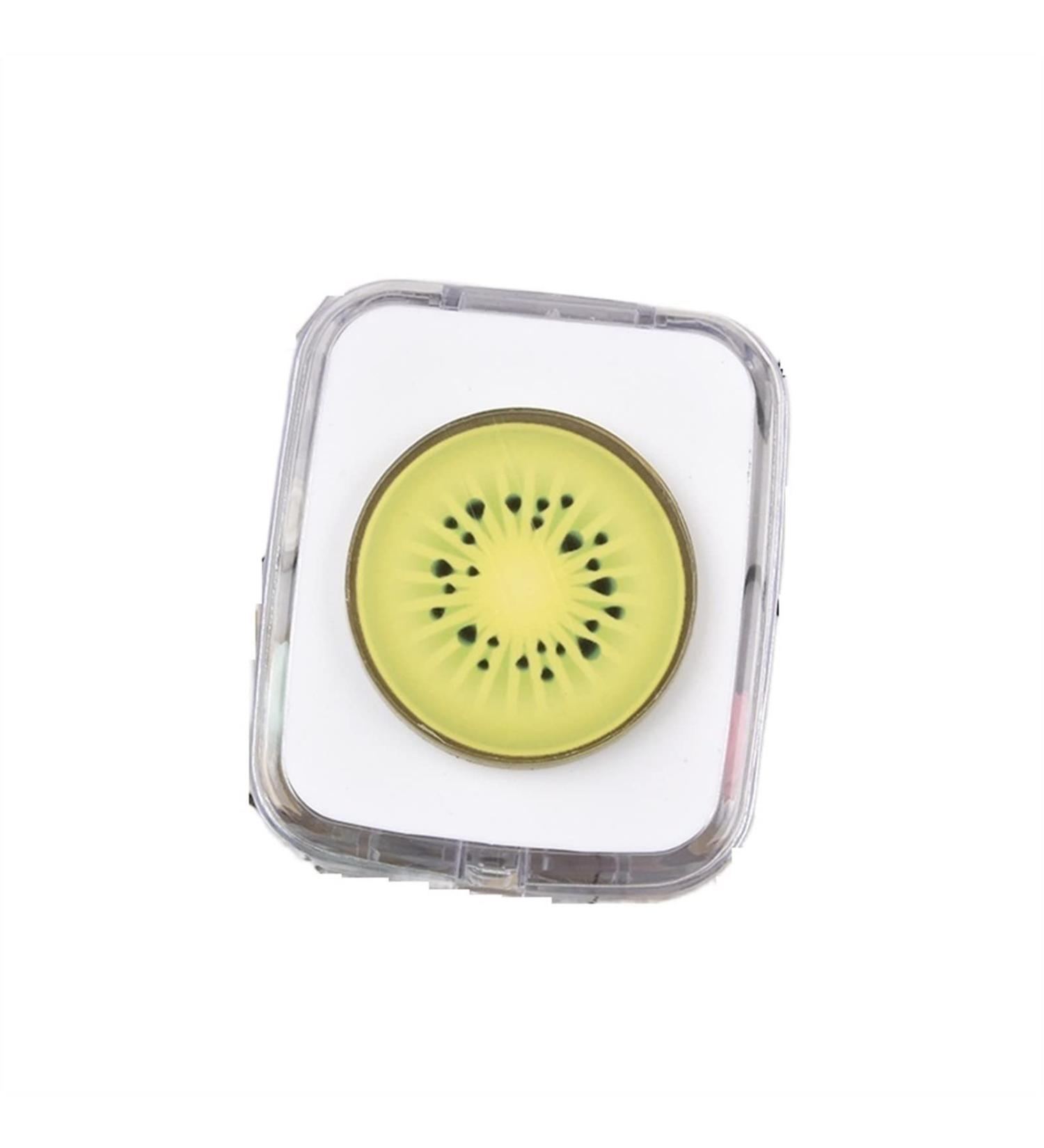 Buy Infeksiya Contact Lens Container - Fruit Pattern Cosmetic Case for Travel - Kiwi White - Perfect Contact Lens Housing Set - Buy Online on GoSupps.com