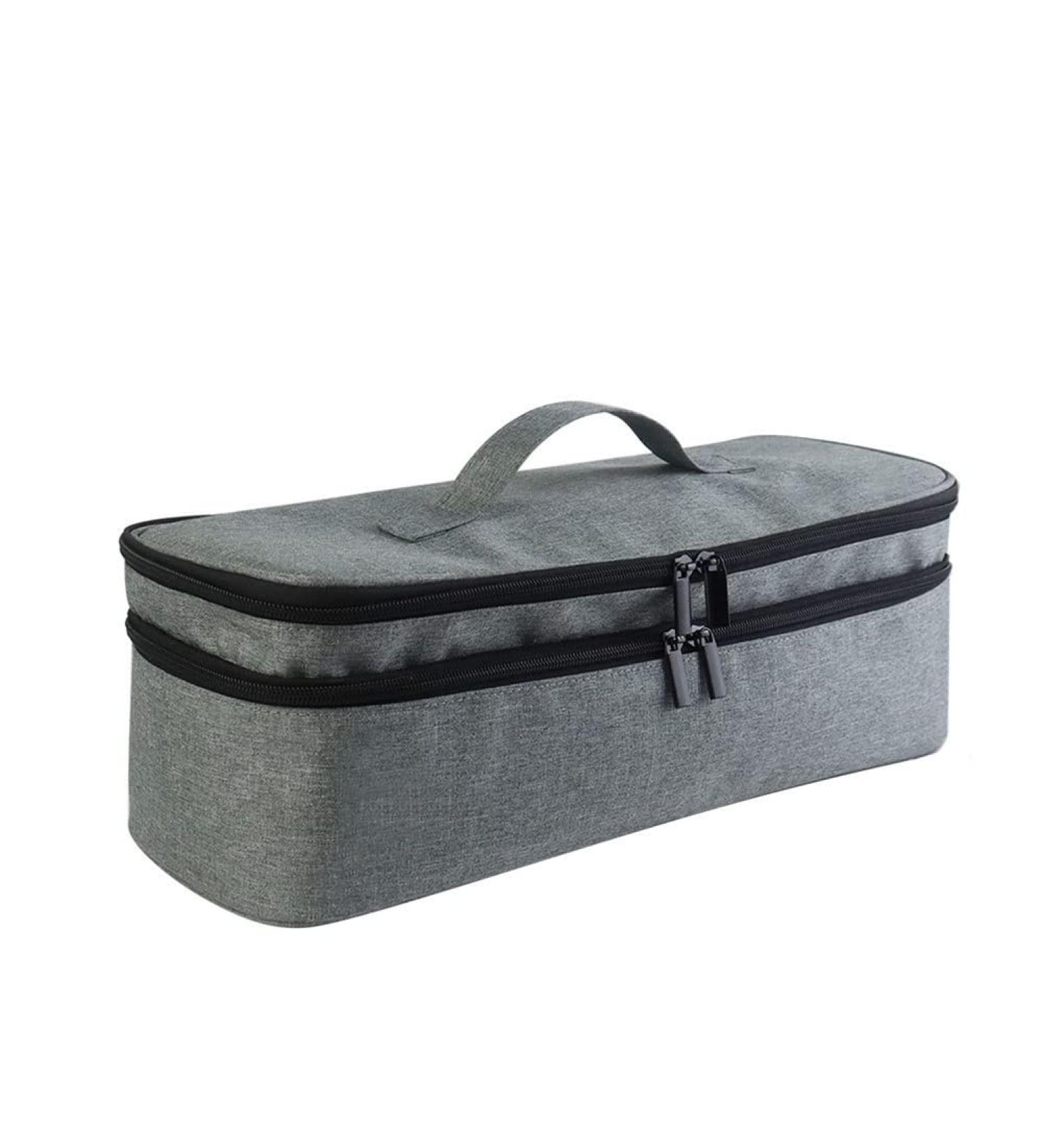 korvre Double Layer Travel Hair Dryer Organizer Curling Wand Bag Hair Dryer Accessories Storage Bag for - Buy Online on GoSupps.com