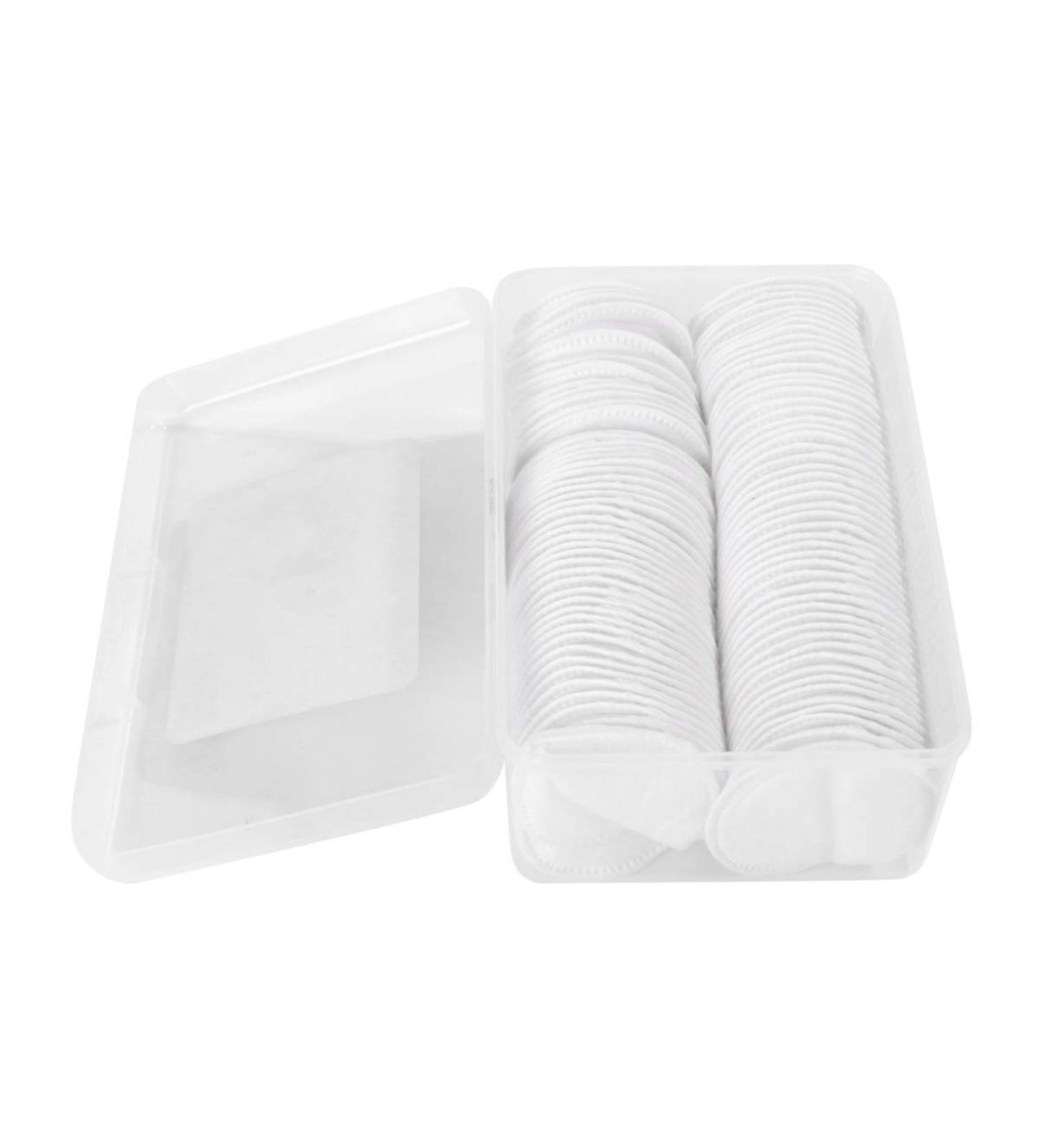 Lurrose 100 Reusable Cotton Pads for Makeup Removal - Eco-Friendly Facial Cleaning Pads | Soft Cotton Face Pads for Women - Buy Online on GoSupps.com