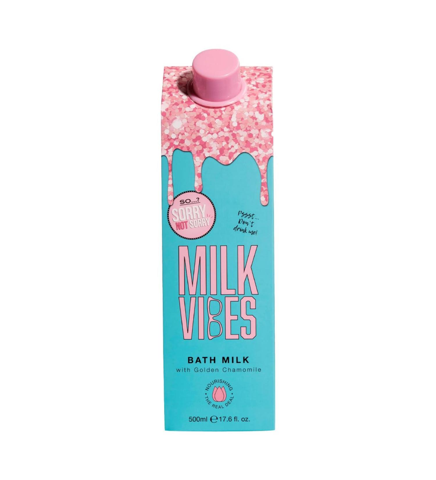 Golden Chamomile Infused Nourishing Bath Milk - Vegan & Cruelty Free (500ml) - Buy Online on GoSupps.com