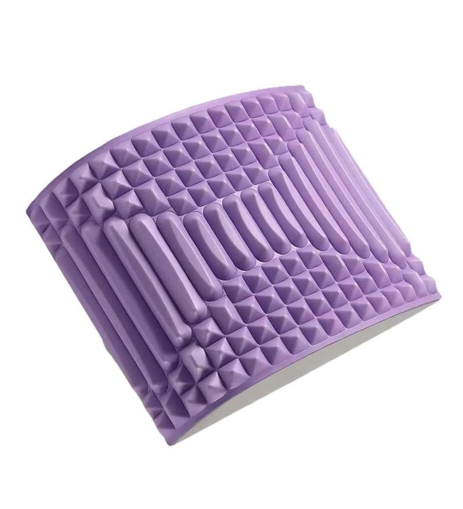 Back Extensor & Neck Extension 2-in-1 Pain Relief Device | Align Neck & Back | Purple - Lower Back Pain Cracker - Buy Online on GoSupps.com