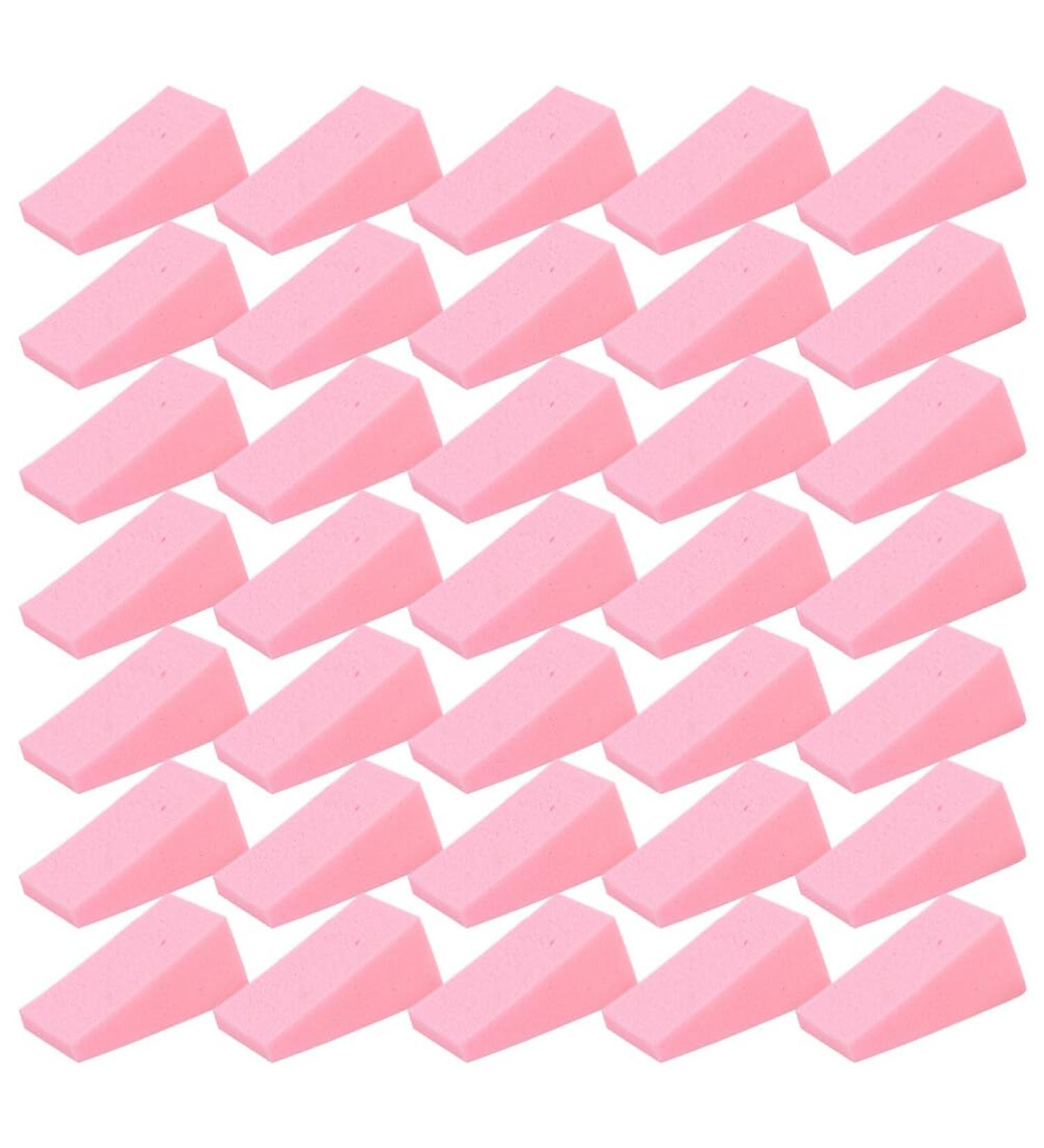 FRCOLOR 30pcs Mini Makeup Sponges - Triangular Powder Puff & Cosmetic Applicator - Small Makeup Wedges for Flawless Application - Buy Online on GoSupps.com