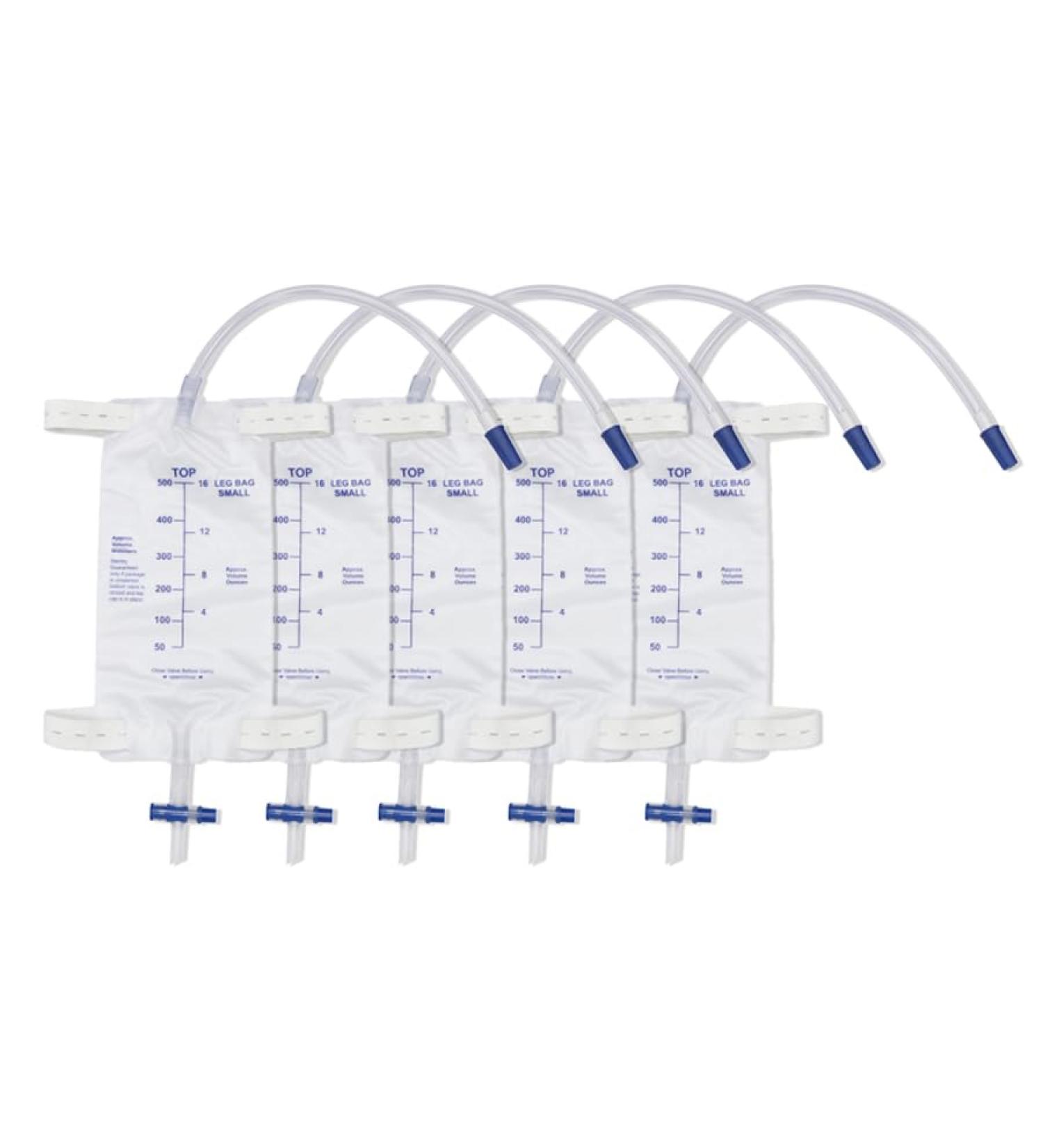 500ml Leg Bag Urine Drainage Bag - Anti-Reflux 2 Straps Urine Collection System - International Shipping - Buy Online on GoSupps.com