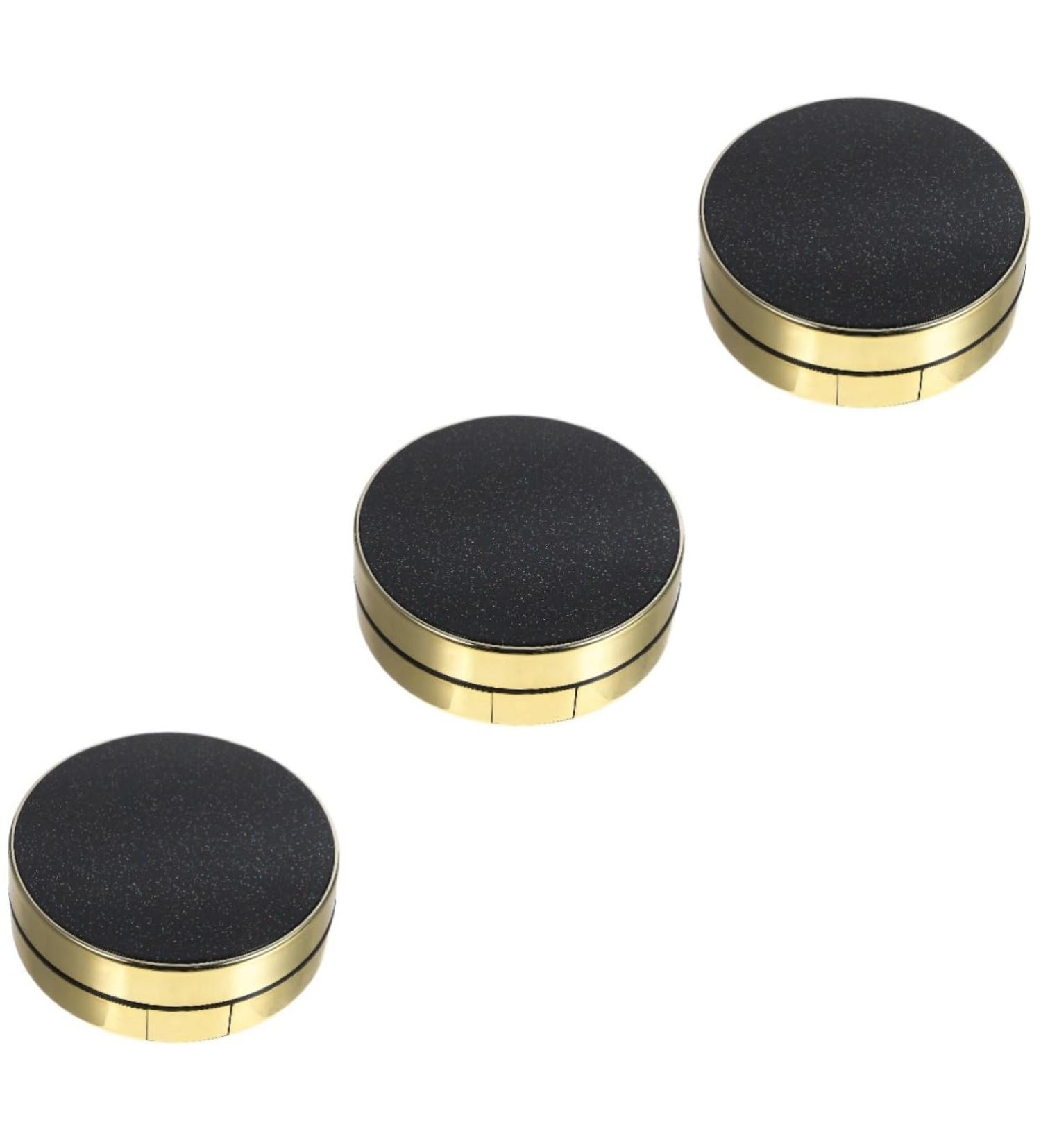PLAFOPE 3pcs Two-layers Boxes Empty Cushion Foundation Compact Case Puff Ashtray with Lid Containers Pressed - Buy Online on GoSupps.com