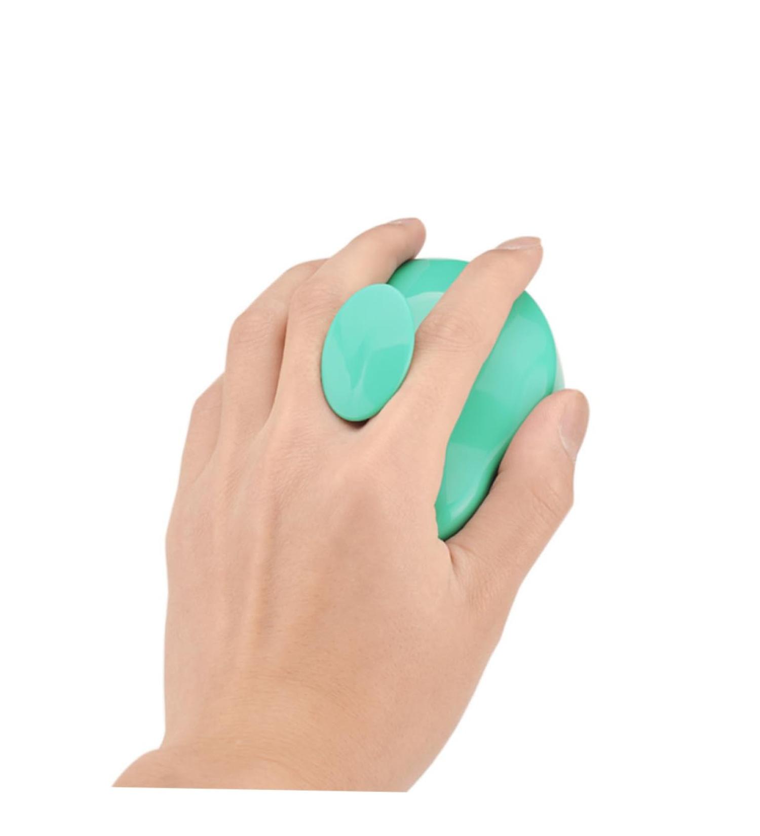 Collbath Silicone Massage Brush for Scalp & Hair - 9.5x7cm Green | At-Home Cleaning & Massage Device - Buy Online on GoSupps.com