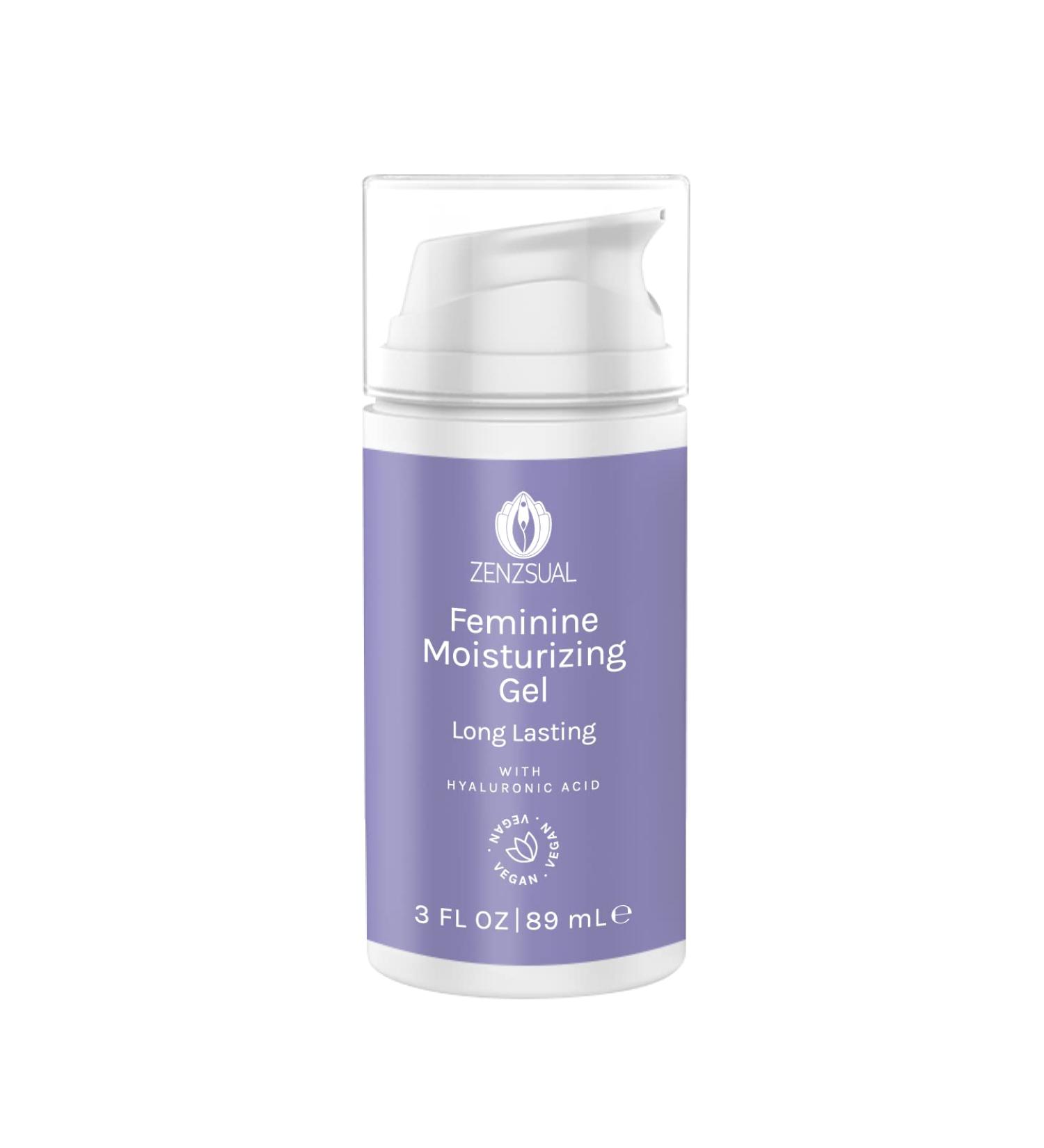 ZENZSUAL Feminine Hyaluronic Acid Moisturizing Gel (3 Oz) - Hydrating, pH Balancing, and Perfume-Free - Buy Online on GoSupps.com