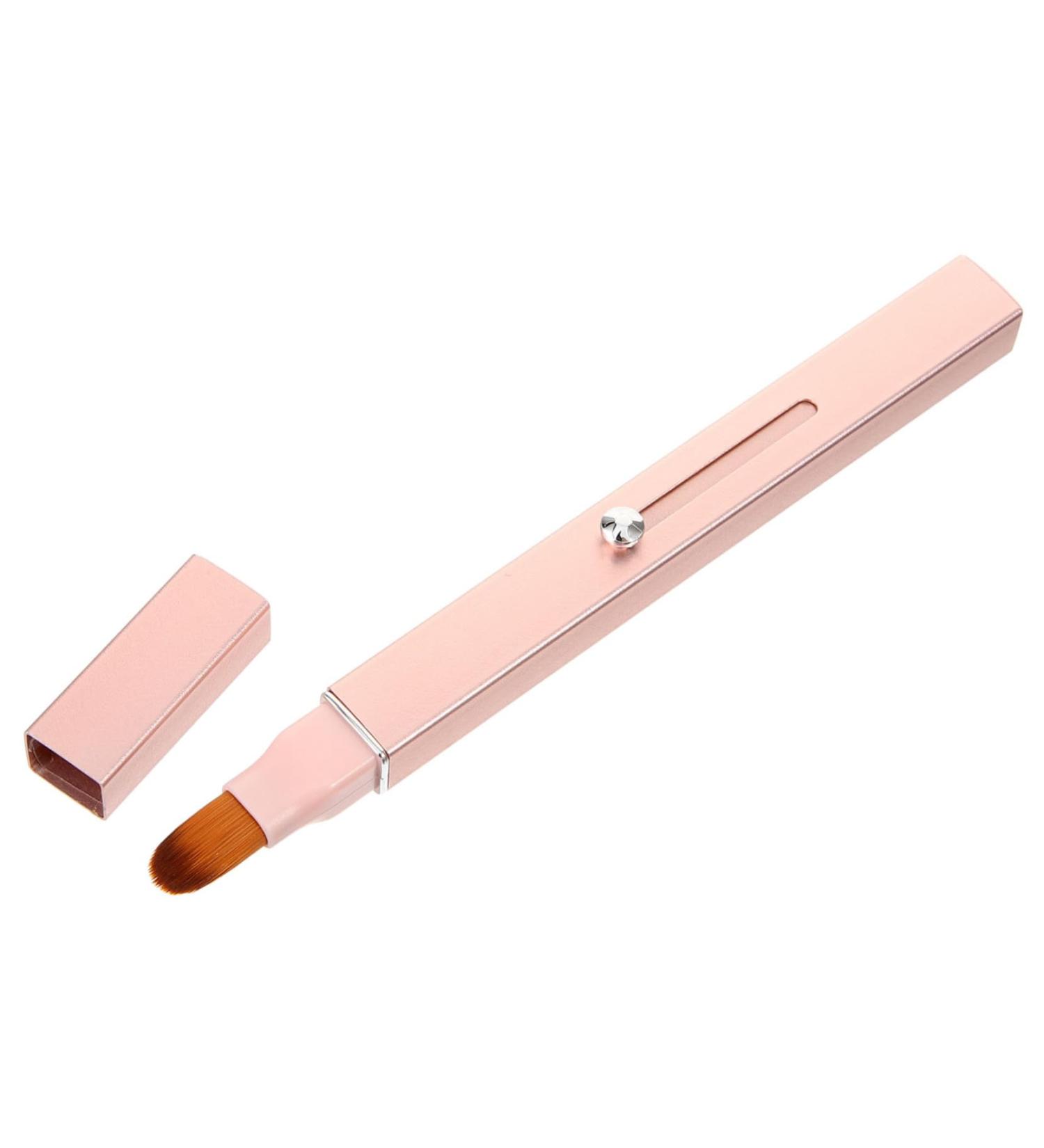 MAGICLULU Lip Makeup Brush Lip Lip Gloss Brush Concealer Brush Wand Retractable Lip Brush Lip Balm Applicator Makeup Brush for Women Lip Wands Miss Pink Lips Plastic Eye Cream - Buy Online on GoSupps.com