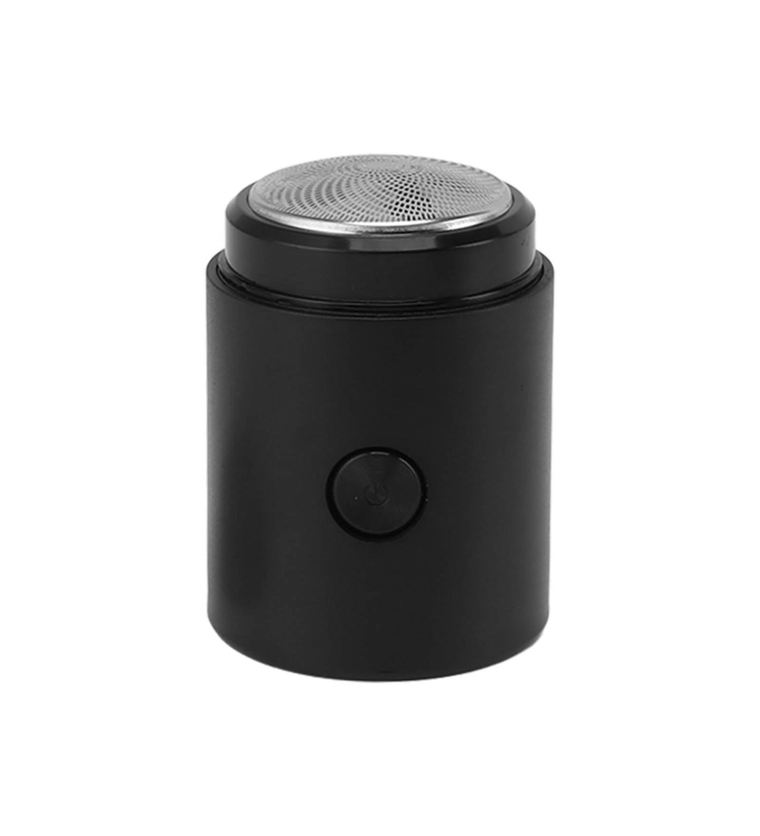 EMUKOEP Mini Electric Beard Trimmer for Men - Rechargeable Portable Pocket Grooming Tool for Mustache Stubble & Body Hair - Glossy Black - Buy Online on GoSupps.com