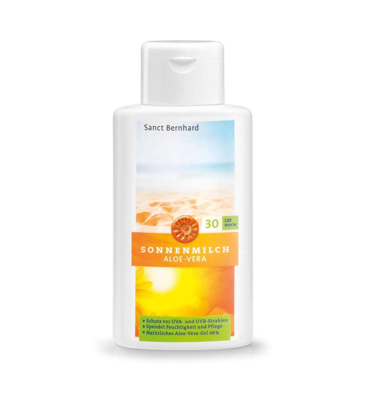 Sanct Bernhard Sun Protection Milk SPF 30 with Aloe Vera Gel 250 ml