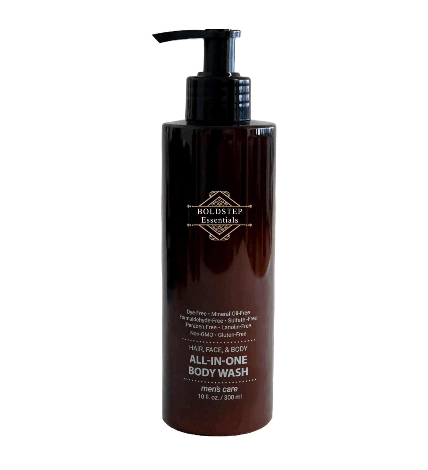 Premium 3-in-1 Men's Body Wash Shampoo & Conditioner - All-in-One Grooming Solution for Men - Buy Online on GoSupps.com