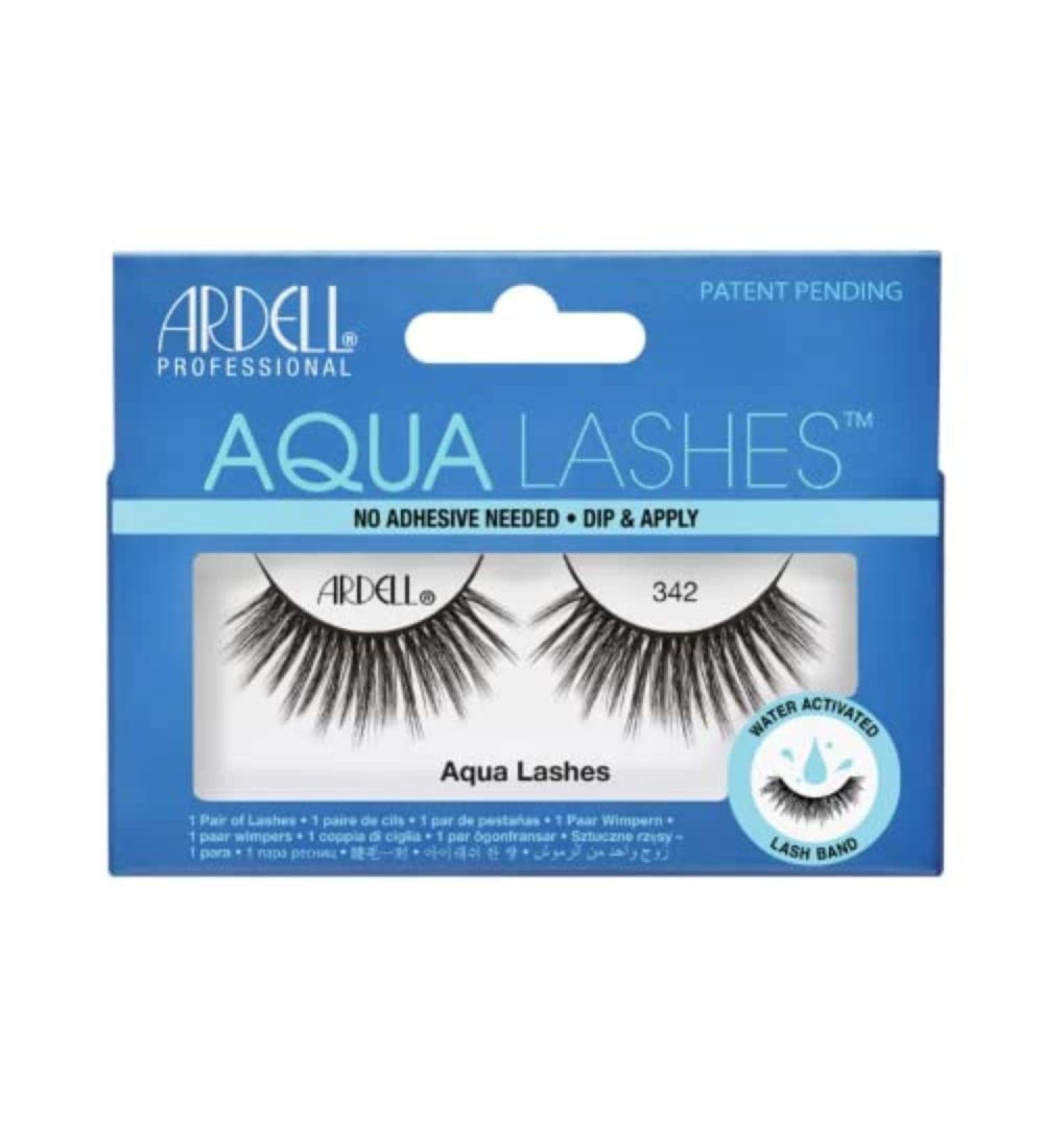 Aqua Lashes Pesta as 342 - Premium Quality False Eyelashes | 1 Piece Pack for Flawless Eye Makeup - Buy Online on GoSupps.com