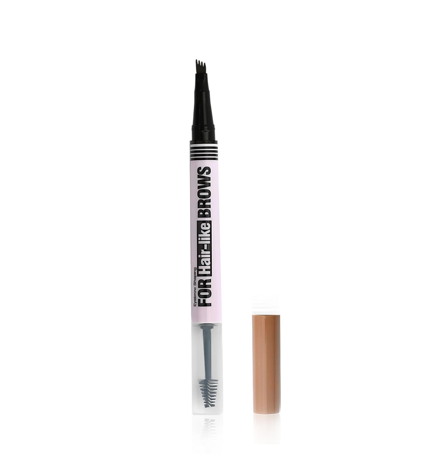 Rieoany 2in1 eyebrow stick with eyebrow gel waterproof eyebrow gel eyebrow stick with 4 fork tips for natural eyebrows longlasting eyebrow stick light brown - Buy Online on GoSupps.com