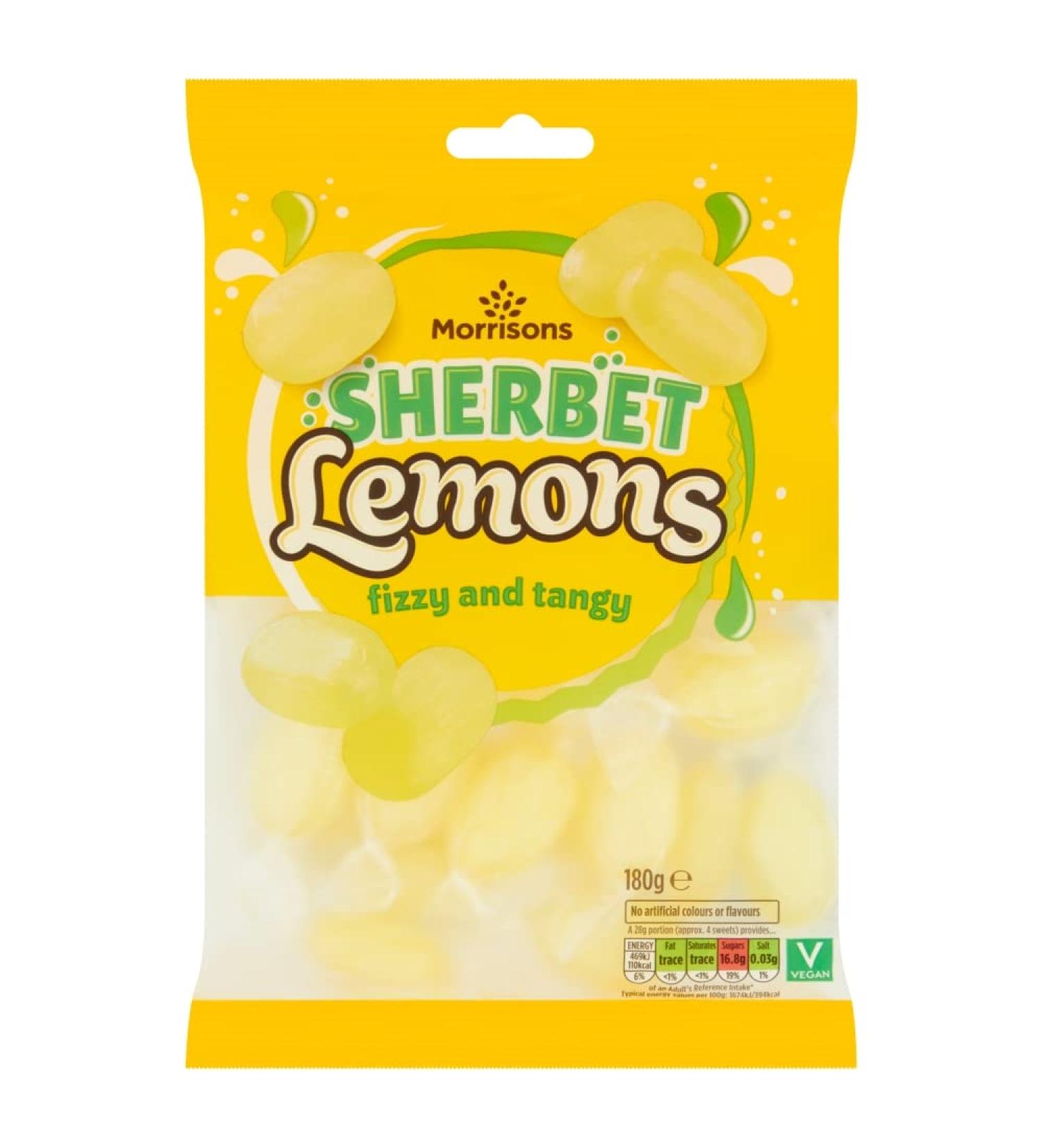 Morrisons Sherbet Lemons 180g