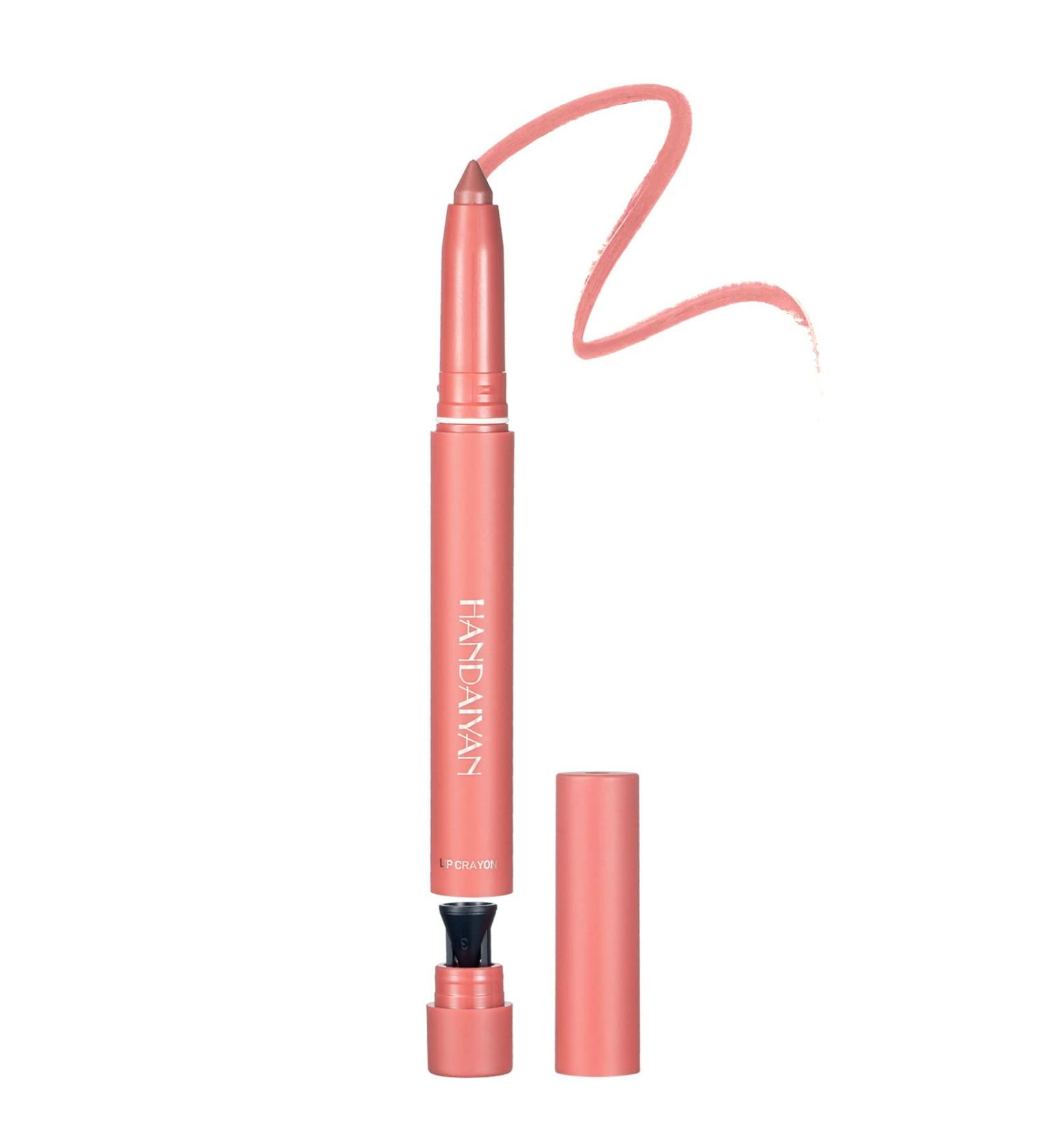  Cbincn Matte Velvet Pencil Lipstick Long Lasting Non Fading Lip Liner Lipstick Matte Light Crayon Lipstick with Built-in Sharpener Rotary Cut Dual Purpose - Buy Online on GoSupps.com