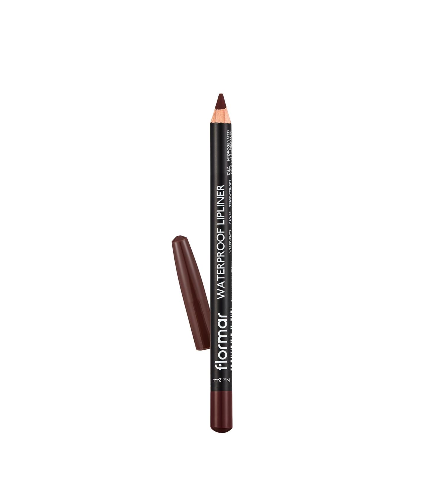 Flormar Flormar Waterproof Lipliner Waterproof Lip Liner Long-Lasting and Smudge-Resistant Natural Definition for All Complexions Nude Lip Liner Pencil 244 Chocolate Fondue - Buy Online on GoSupps.com