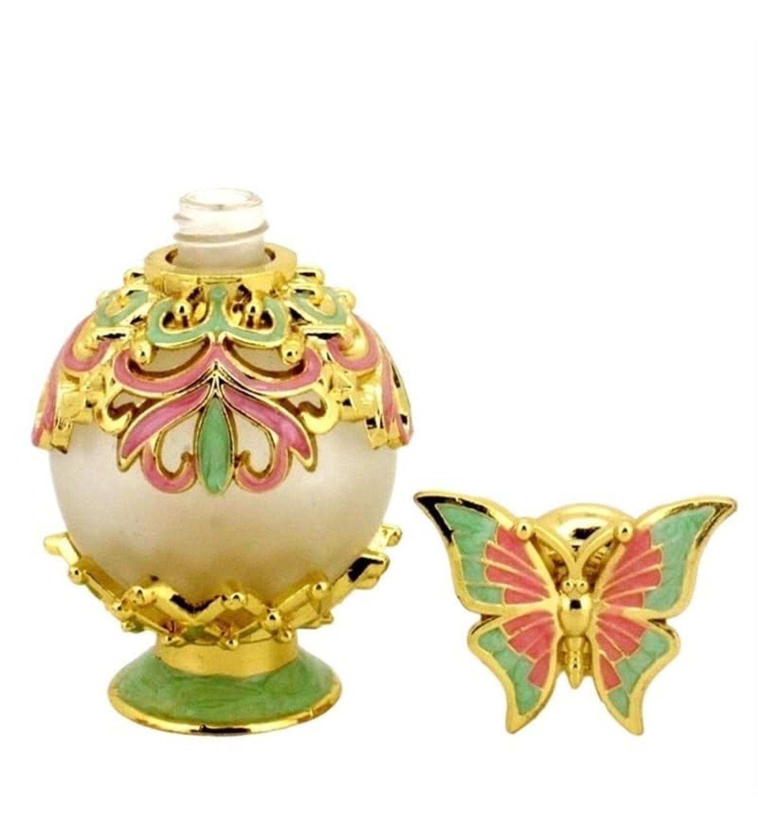 DFJOENVLDKHFE Vintage Patterned Glass Refillable Perfume Bottle Wedding Ladies Gifts (Size : Golden Shell Green Bottom15ml Color : 15) Golden Shell Green Bottom15ml 15 - Buy Online on GoSupps.com