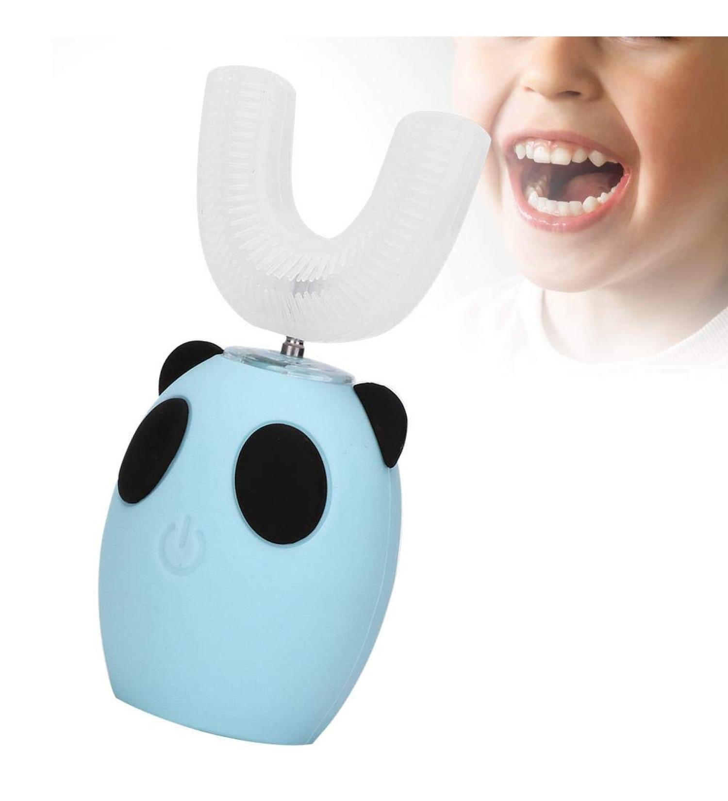 Buy Cute Children's Electric Sonic Toothbrush - Automatic 3 Modes Smart Cleaning - Perfect Gift (Blue) - Buy Online on GoSupps.com