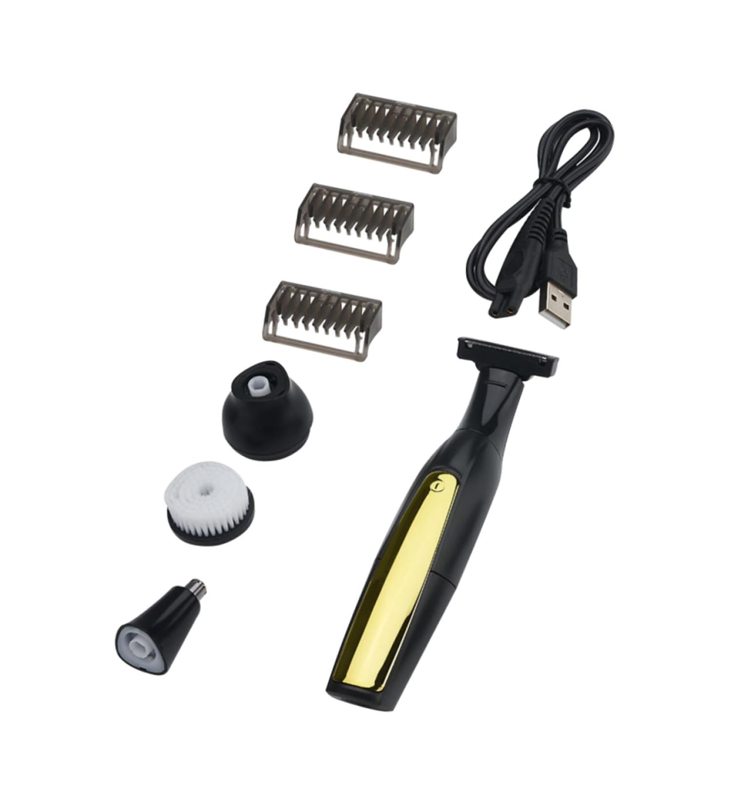 Rechargeable Nose Hair Trimmer & Electric Shaver for Men - Multi-Functional Travel Razor - Buy Online on GoSupps.com