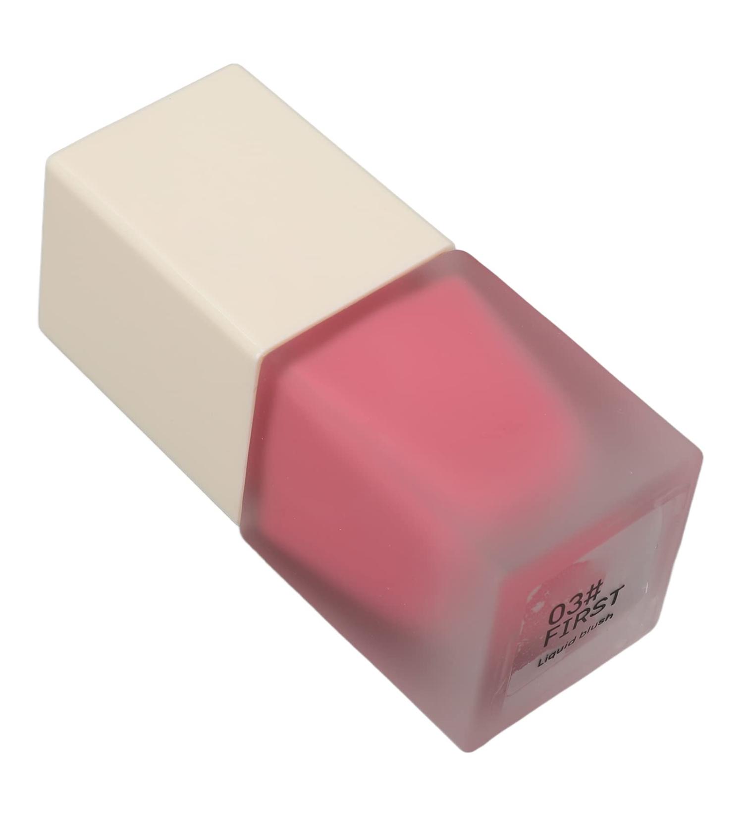 Liquid Cheek Blush Blendable Lightweight Lasting Liquid Blush Moisturizing for Outdoor for Party (03#FIRST) - Buy Online on GoSupps.com
