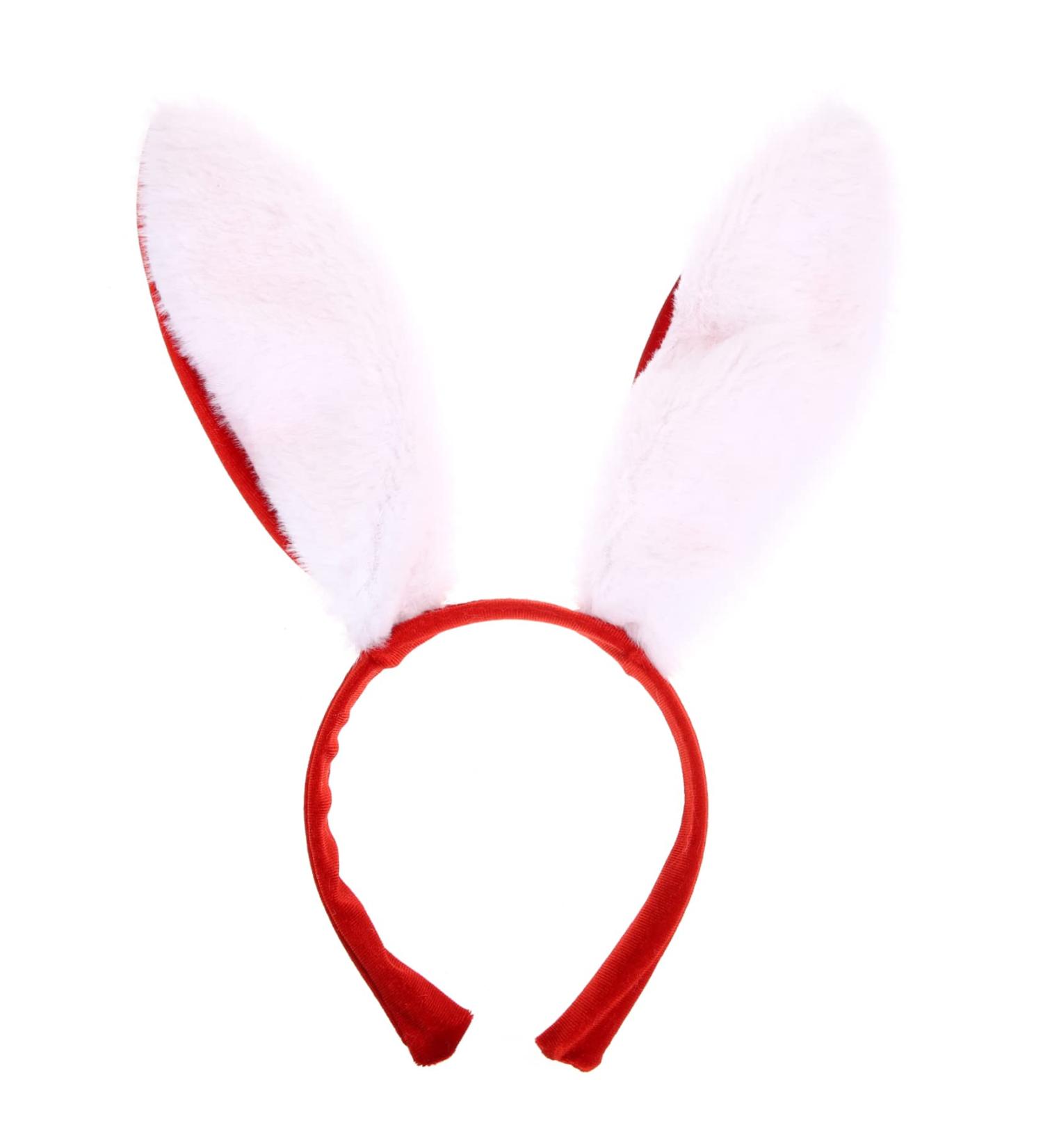 FRCOLOR Headband Hair Jewels for Women Girl Hair Accessories Stuffed Bunny for Hair Accessory for Costumes Outfit Bunny Costume Accessories Rabbit Ears Props Women's Fabric Red - Buy Online on GoSupps.com