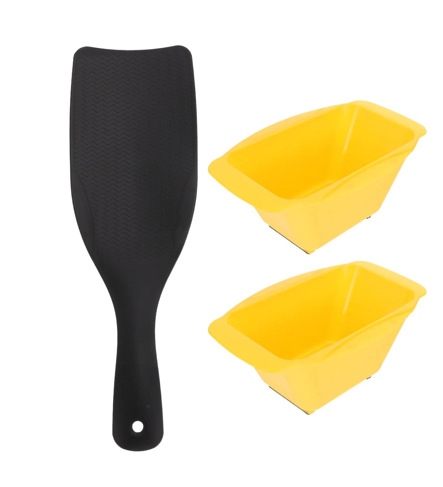 Uonlytech 1 Set Hair Coloring Tools Hair Tinting Bowl Dying Paddle Hair Color Mixing Bowls Multitools Barber Mutitool Goldendoodle Brush Hair Coloring Board Curls Abs Hair Dye Yellow - Buy Online on GoSupps.com