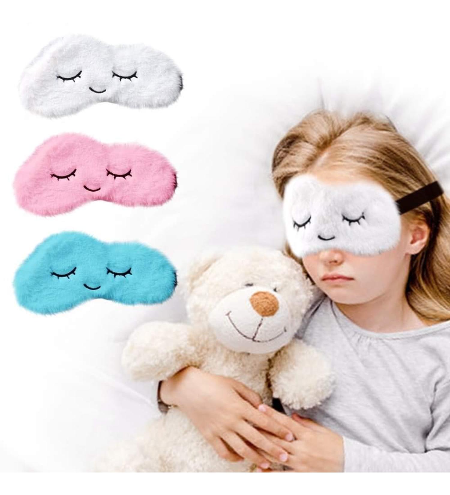 Kids Sleep Mask Set - 3 Blockout Light Eye Covers for Girls and Boys - Buy Online on GoSupps.com