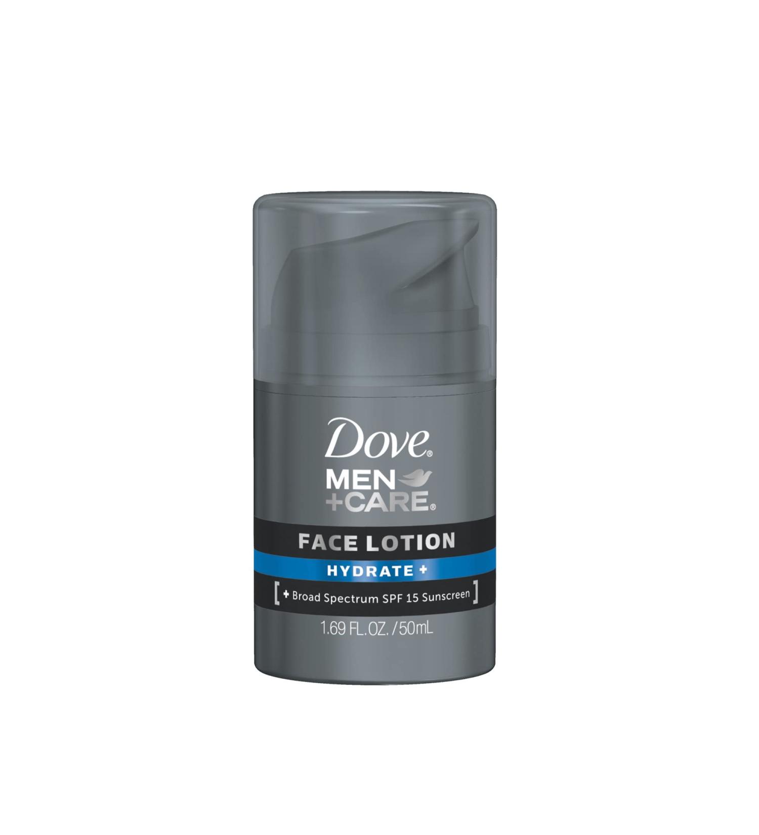 Dove Men+Care Hydrating Face Lotion with SPF 15 - 1.69 fl oz - Buy Online on GoSupps.com