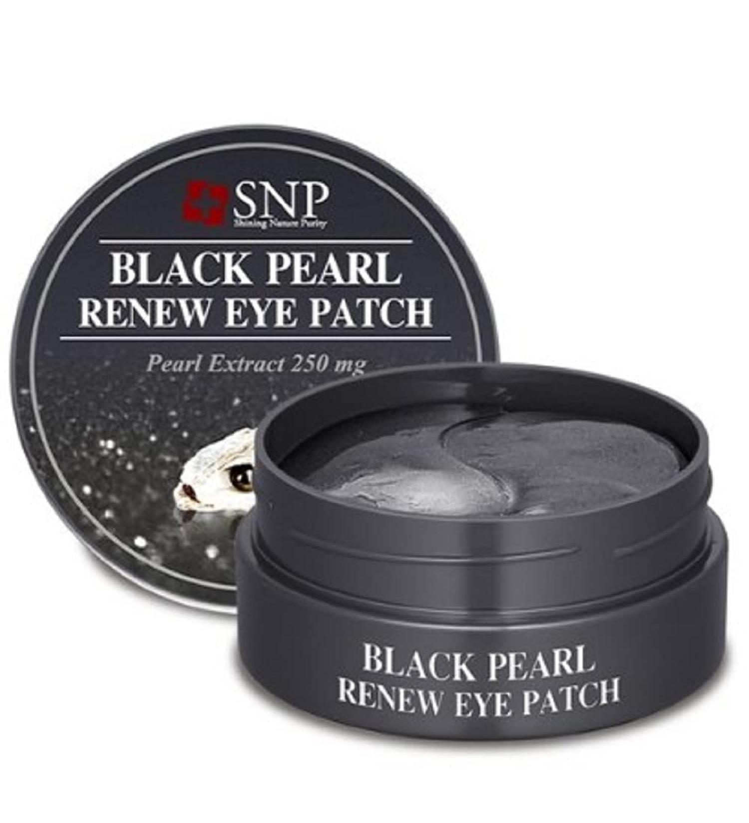SNP Black Pearl Renew Eye Patch - Revitalize & Hydrate for Bright Eyes | International Shipping Available - Buy Online on GoSupps.com