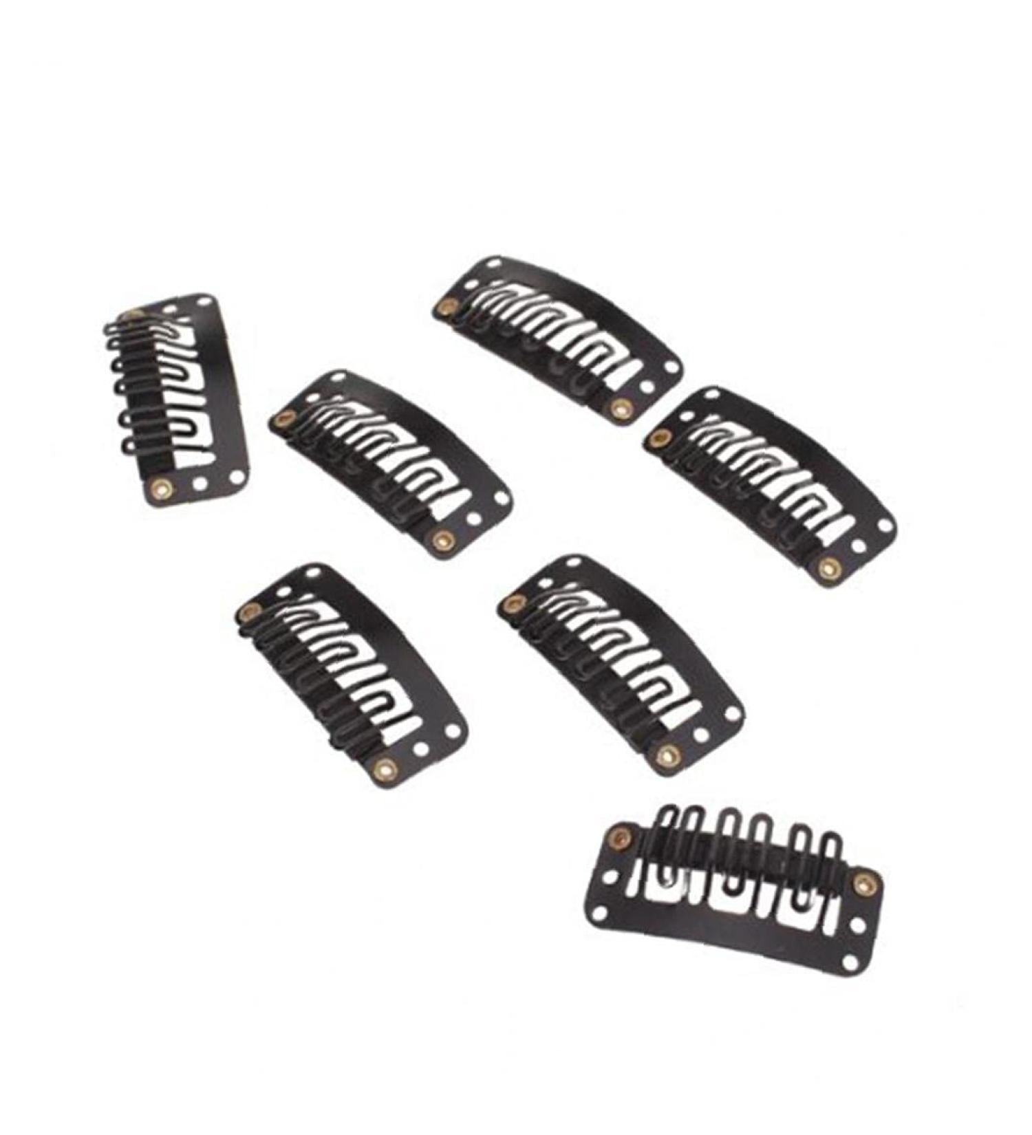 Metallic U-Shape Wig Clips for Hair Extensions | Durable Snap-Comb Hair Part DIY | 12-Tired Rubber Materials - Buy Online on GoSupps.com