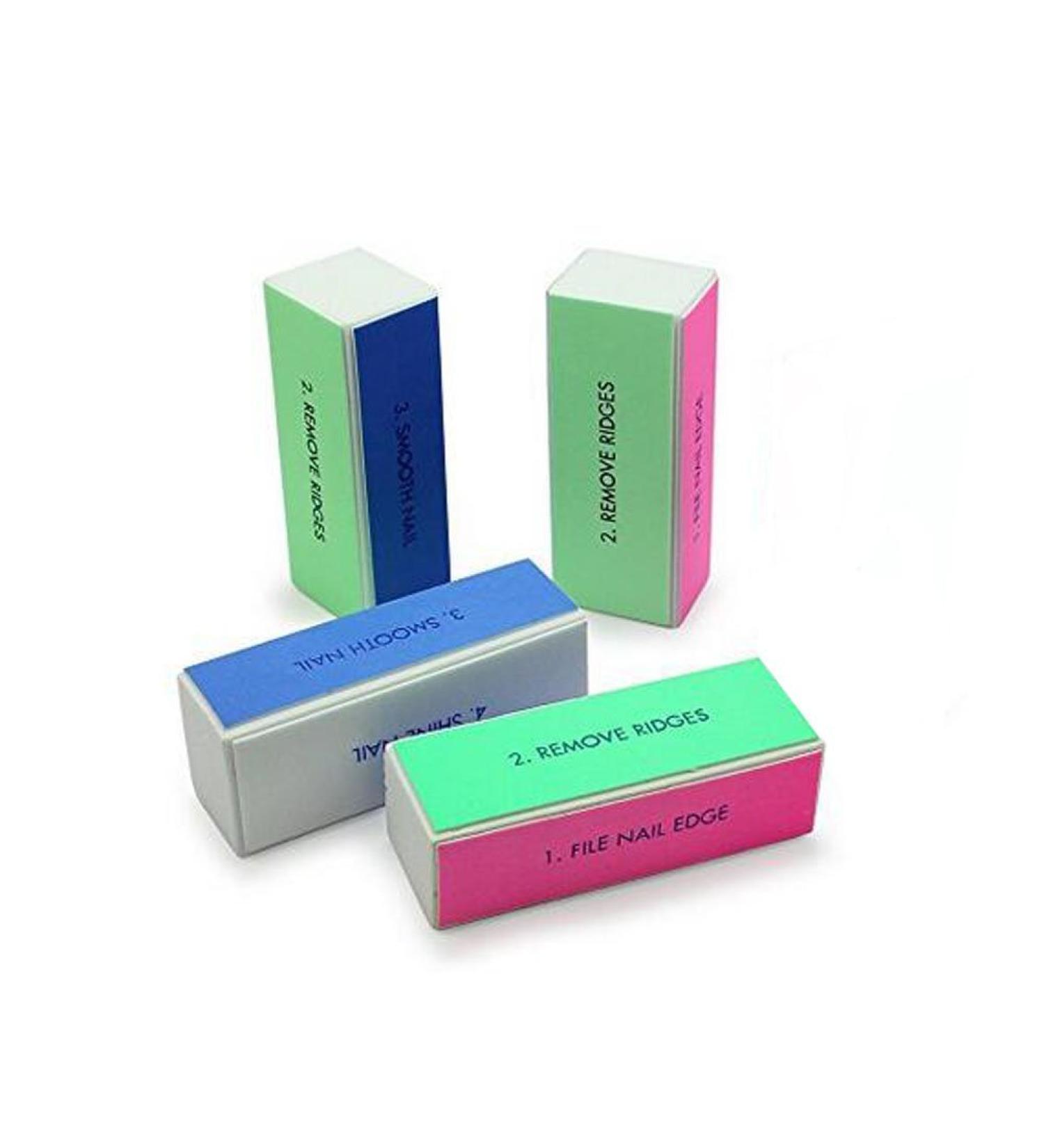 10PCS Professional Nail Buffing Block | Manicure Pedicure Tool Set | Emery Board Buffer for Shiny Nails - Buy Online on GoSupps.com