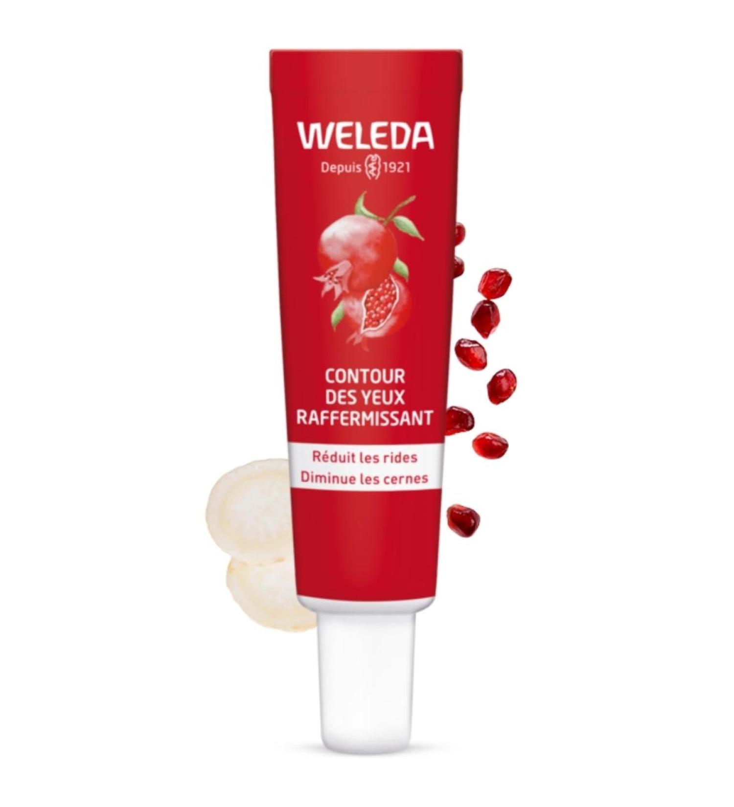 WELEDA BIO Pomegranate Eye Cream - Natural Anti-Aging Skincare for Men & Women | 10 ml | Protects Reduces Wrinkles Tightens Skin - Buy Online on GoSupps.com