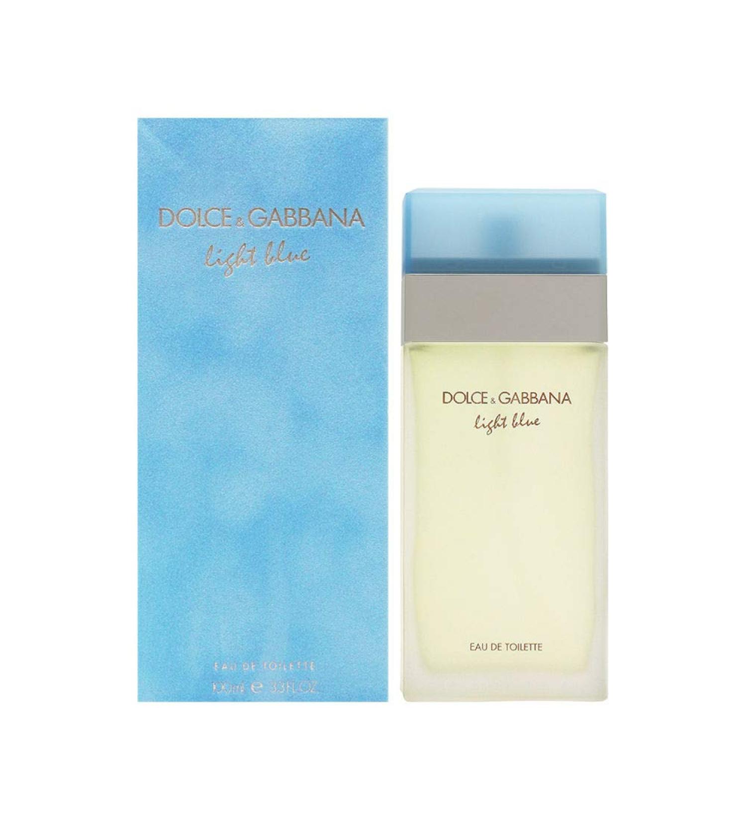Light Blue by Dolce Gabbana for Women Eau de Toilette Spray, 3.4 Ounce Fresh Citrus and Fruits 3.40 Fl Oz (Pack of 1)