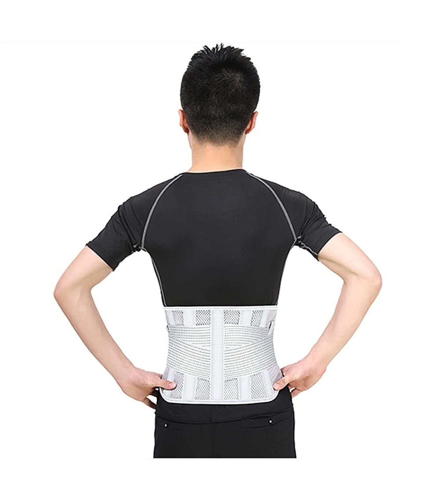 Lower Back Support Belts for Pain Relief | Herniated Disc Sciatica & Scoliosis | Breathable Lumbar Support for Men - Buy Online on GoSupps.com