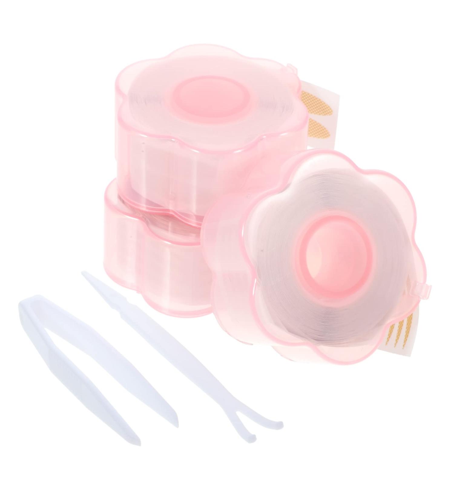 VINTORKY Invisible Tape 3 rolls Lift Invisible Forks Double Lace Eyelash Lifter Eyelid Tapes Sticker Tape with for Strips - Buy Online on GoSupps.com