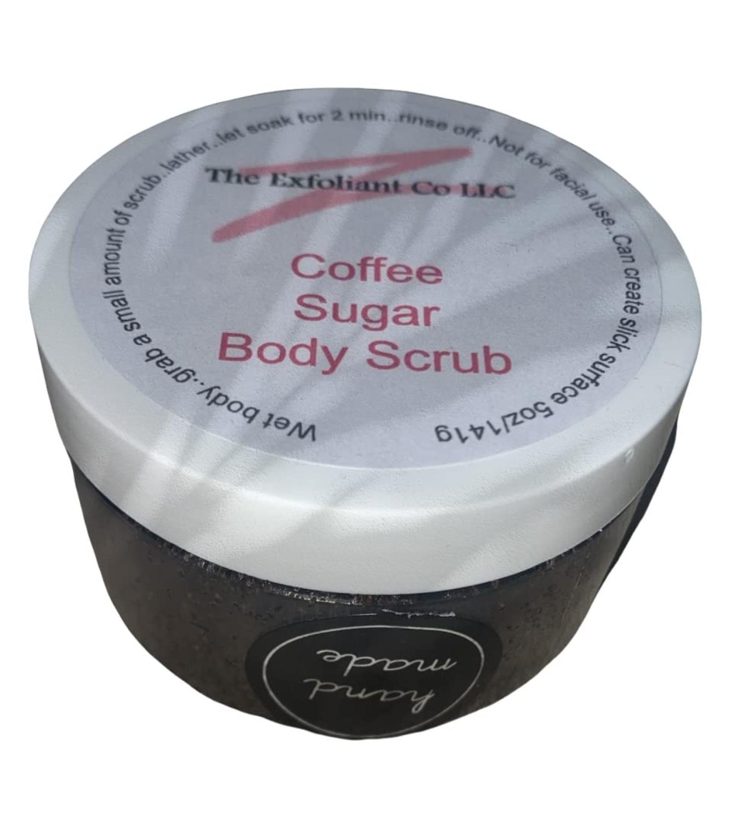 Coffee Sugar Body Scrub 5oz - Moisturizing and Exfoliating THE EXFOLIANT CO