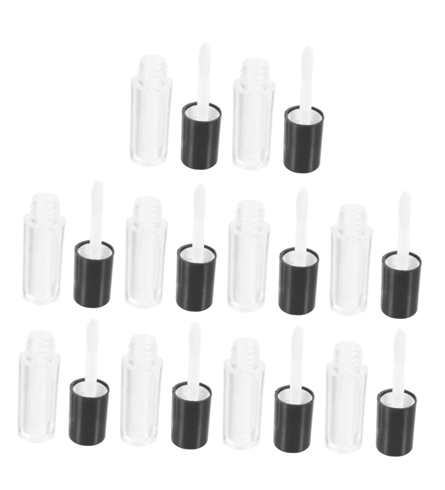 VALICLUD Lot de 10 Tubes de Gloss L vres Rechargeables 1 2 Ml Noirs Mini-contenants Compacts pour Brillants L vres Usage Cosm tique et Maquillage Portable - Buy Online on GoSupps.com