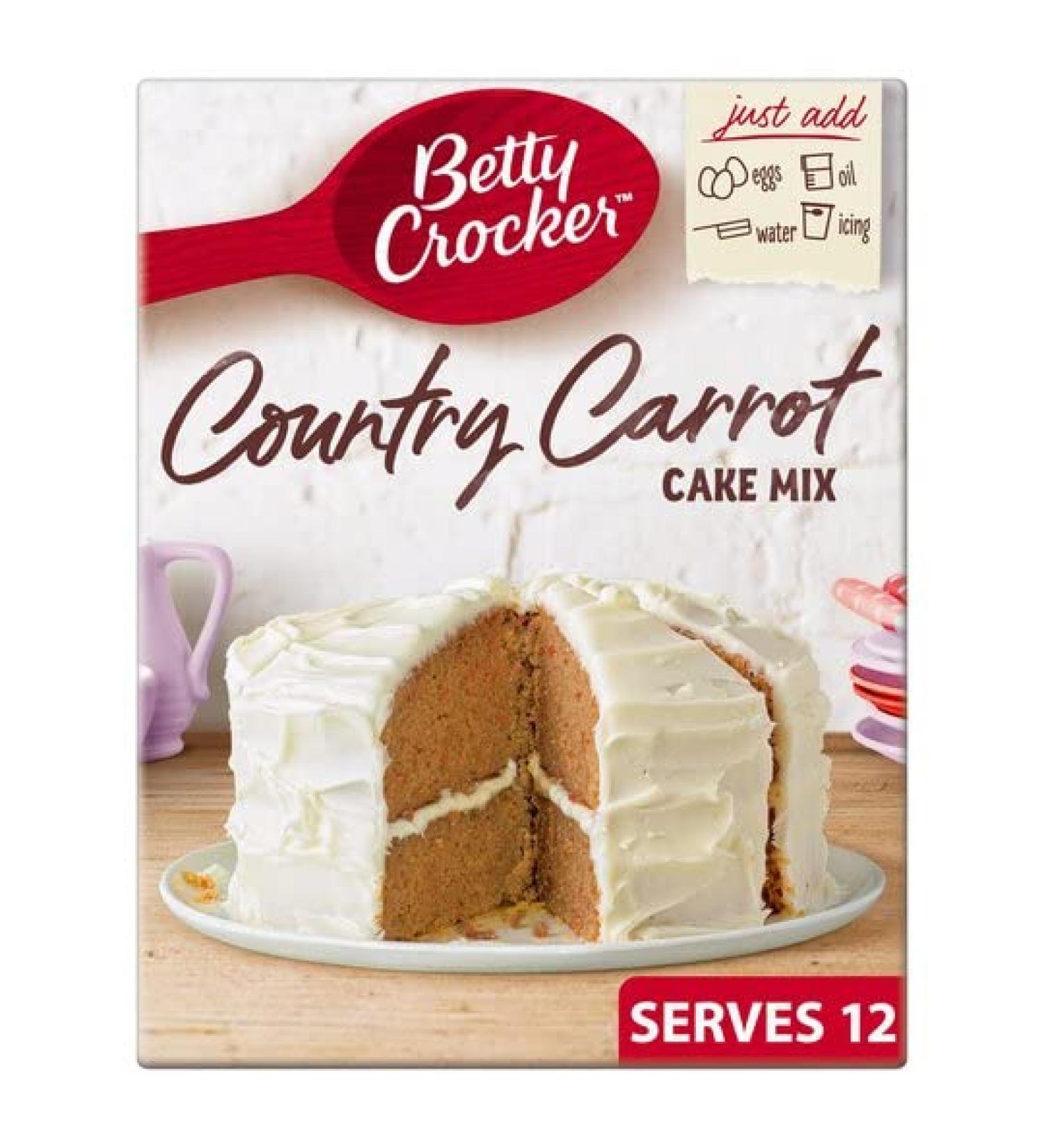 Betty Crocker | Carrot Cake Mix 425G | No Preservatives | Suitable for Vegetarians - Buy Online on GoSupps.com