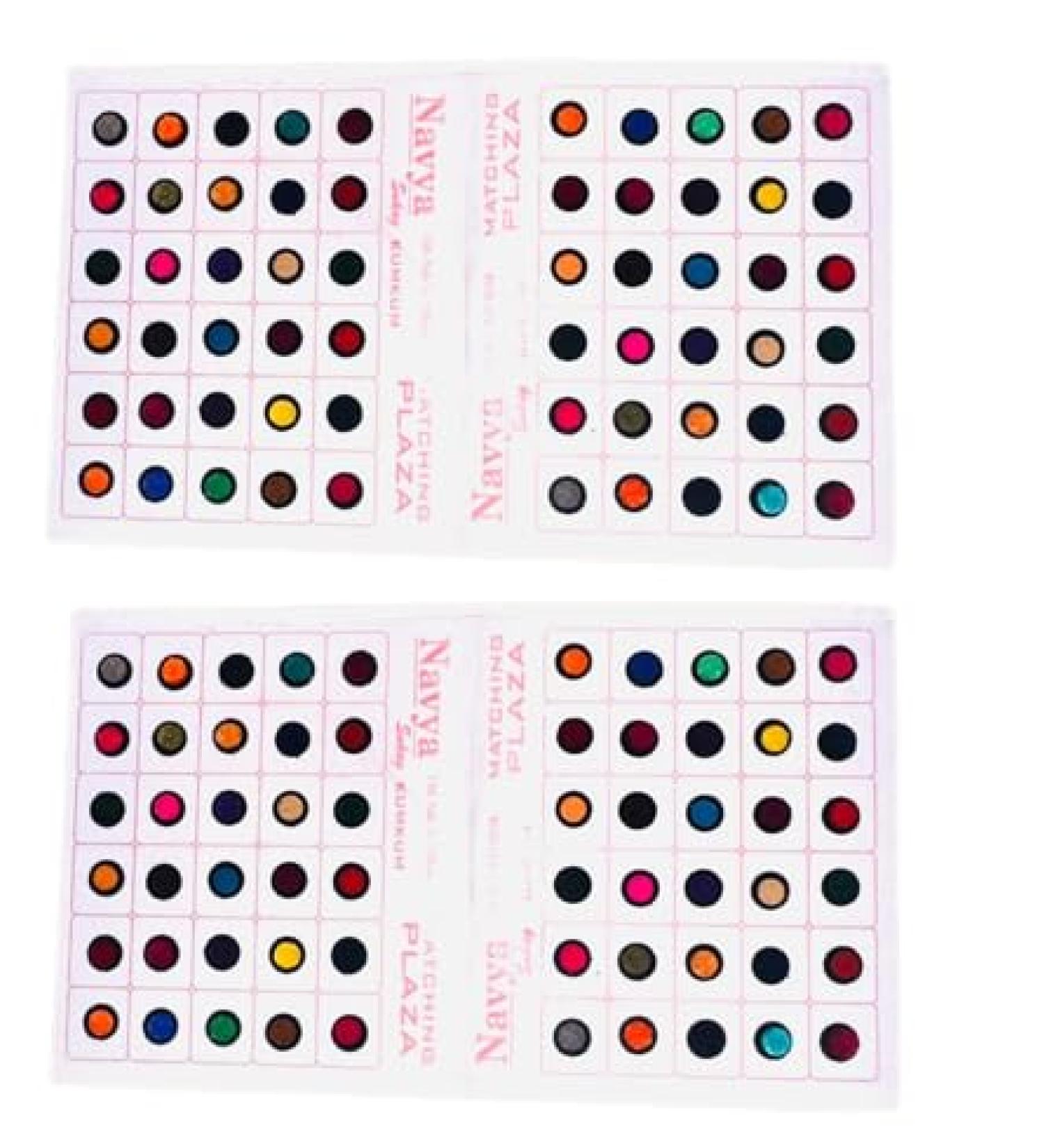 Buy Women Bindi Book - Multicolor Fancy Bindis Pack of 2 for Brides & Fashion | International Shipping - Buy Online on GoSupps.com