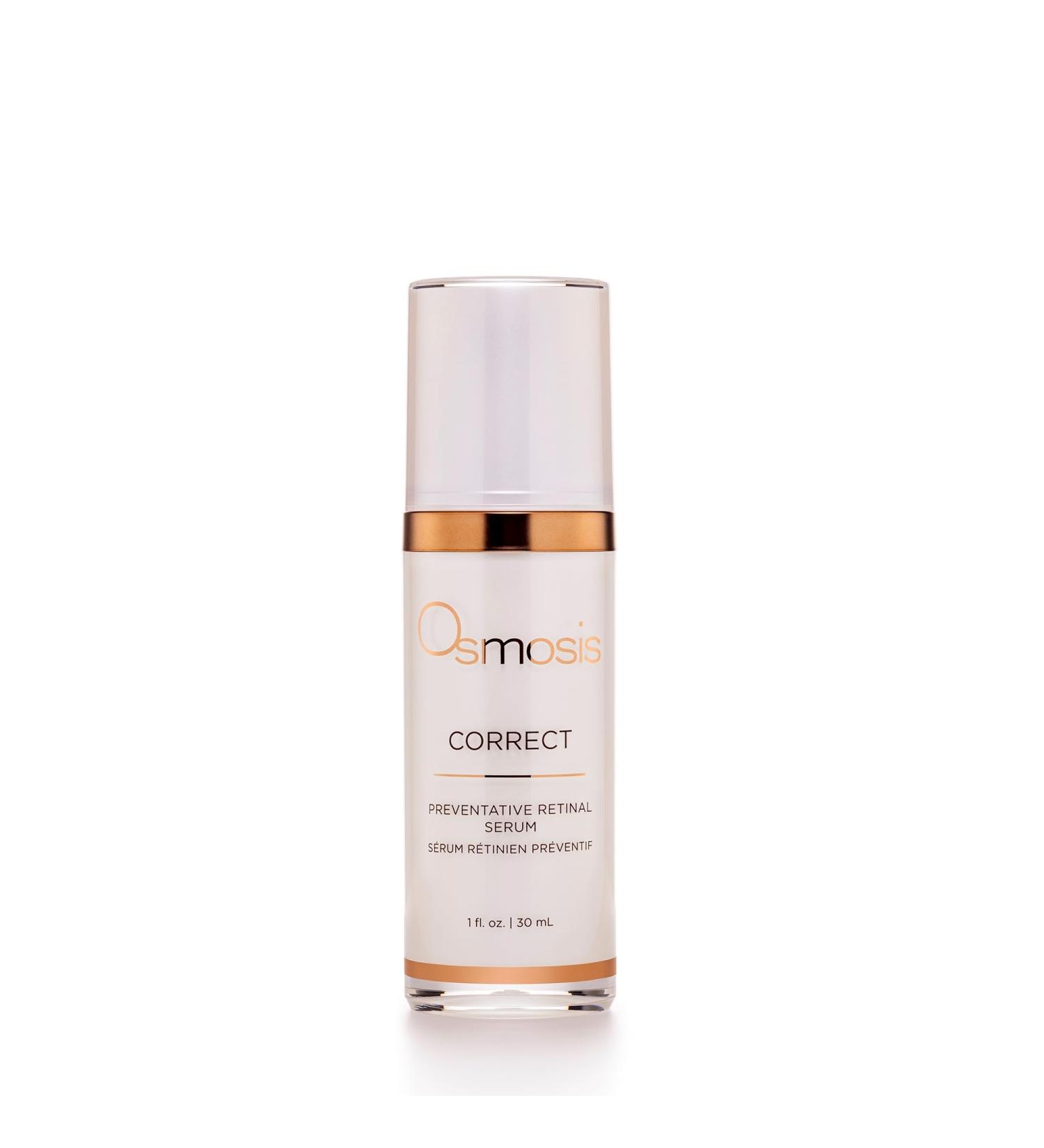 OSMOSIS CORRECT Retinal Facial Serum - Collagen Booster for Youthful Radiant Skin - Anti-Aging & Pigmented Skin Treatment - 1 Fl Oz - Buy Online on GoSupps.com