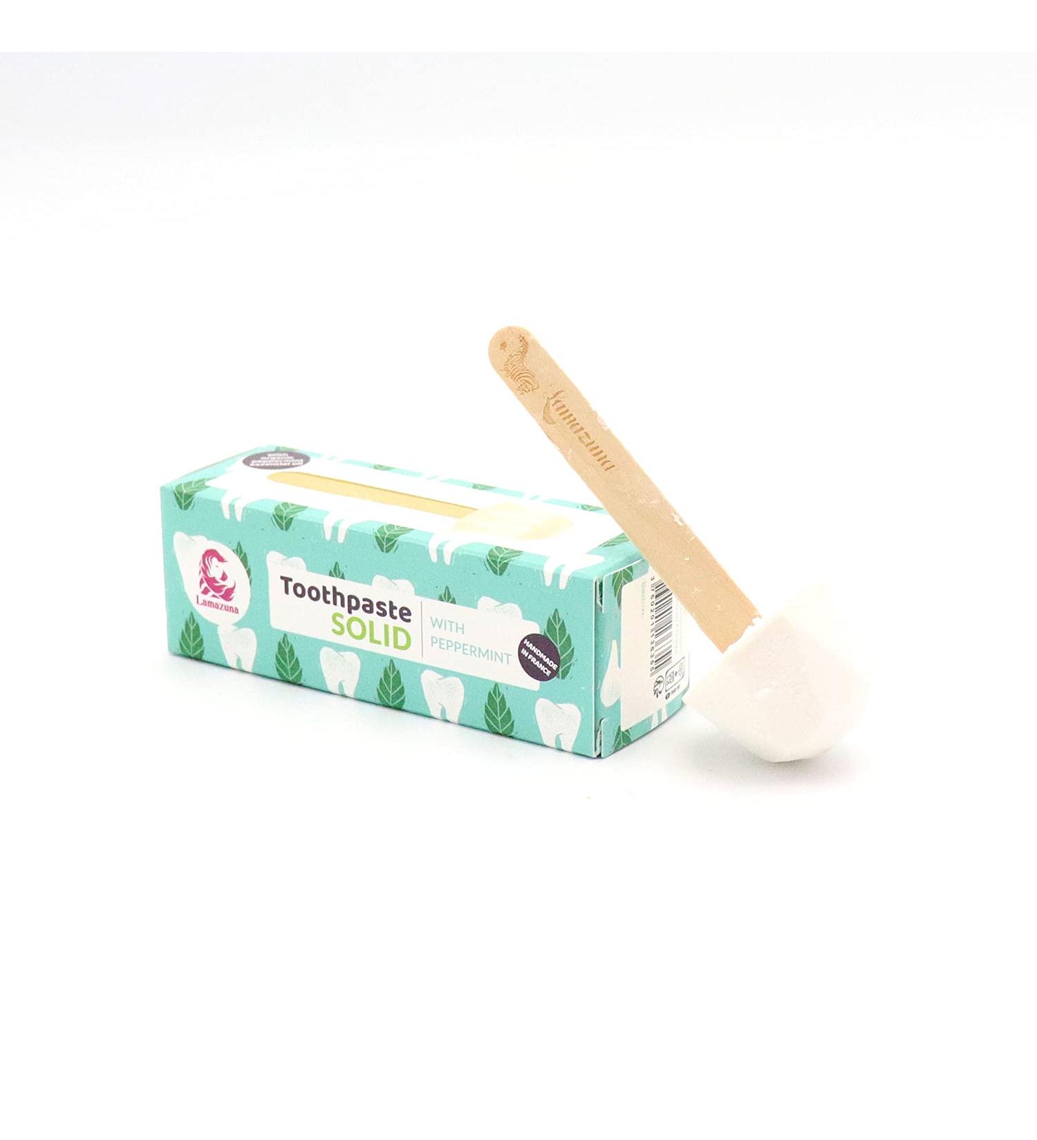 Lamazuna Solid Toothpaste-Peppermint, 17g