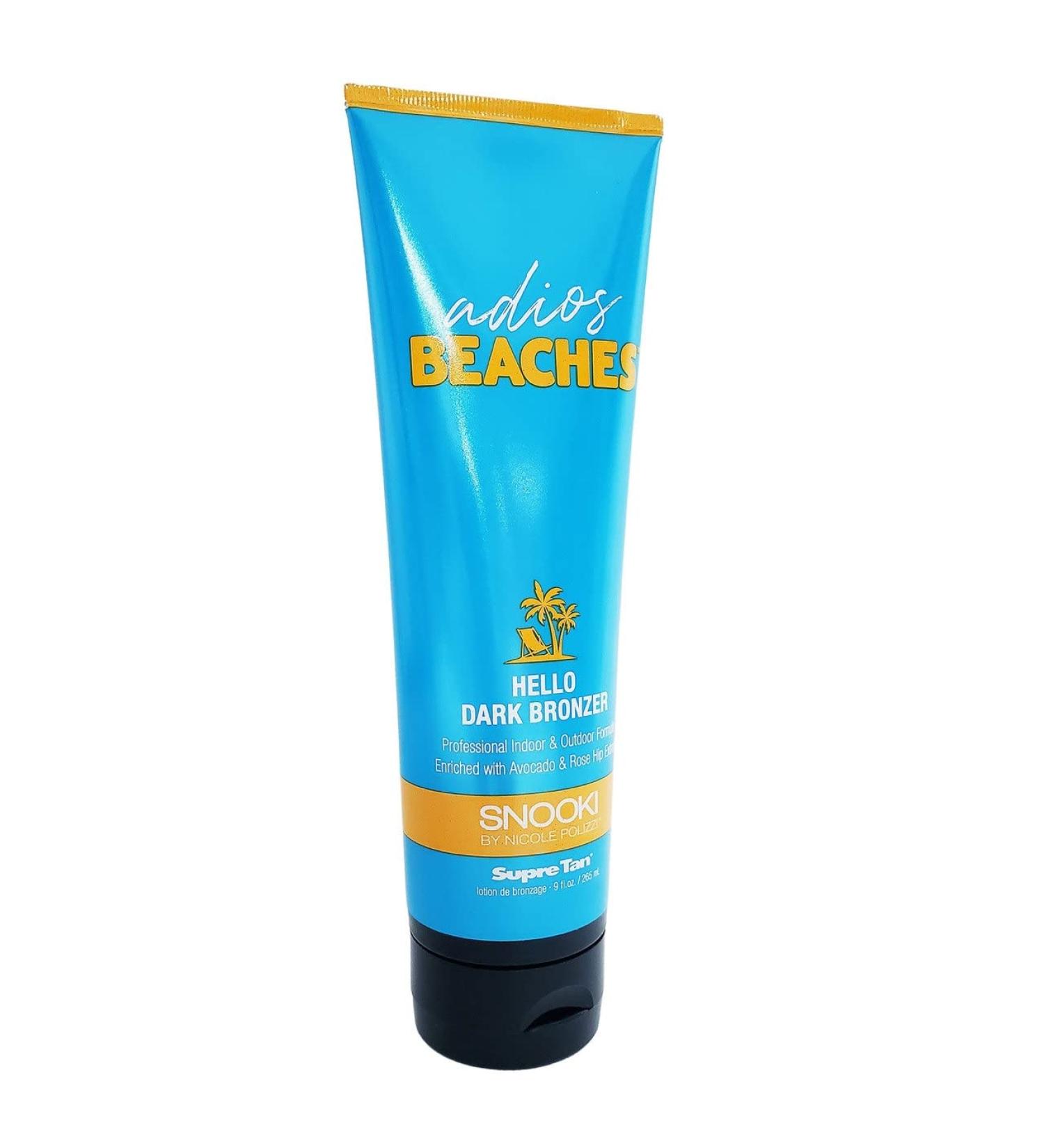 Snooki Adios Beaches DHA Natural Bronzer 9oz - Get a Sun-Kissed Glow - Buy Online on GoSupps.com