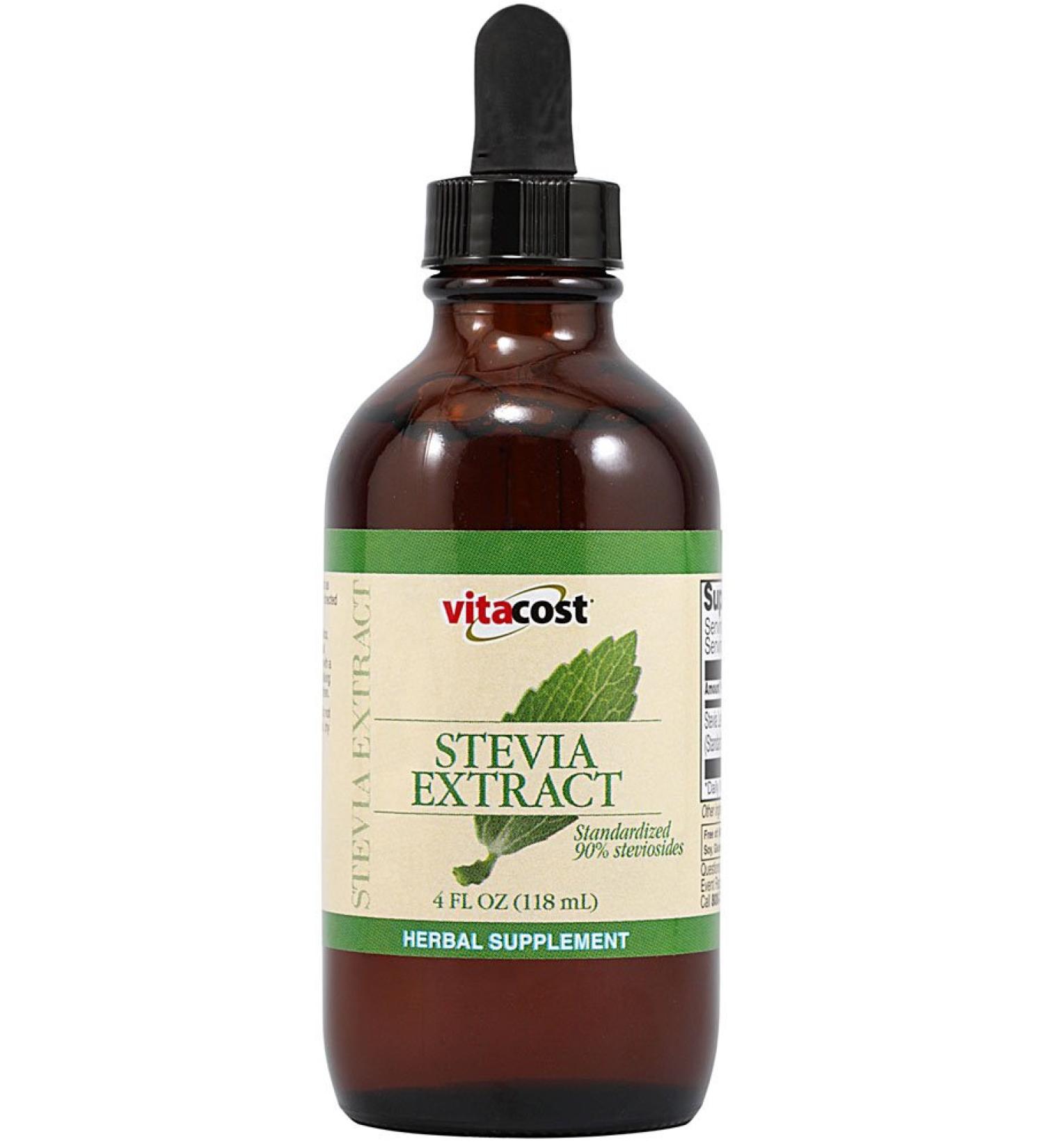 Vitacost Stevia Extract - 4 fl oz