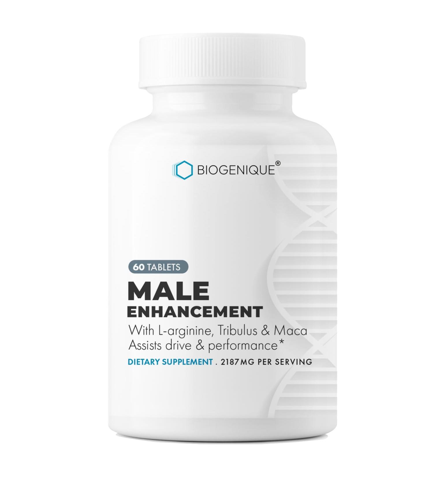 Naturals Male Enhancer Supplement - Tongkat Ali Maca L-Arginine Tribulus & Panax Ginseng | Endurance & Stamina Booster | 60 Non-GMO Gluten-Free Capsules Made in USA - Buy Online on GoSupps.com