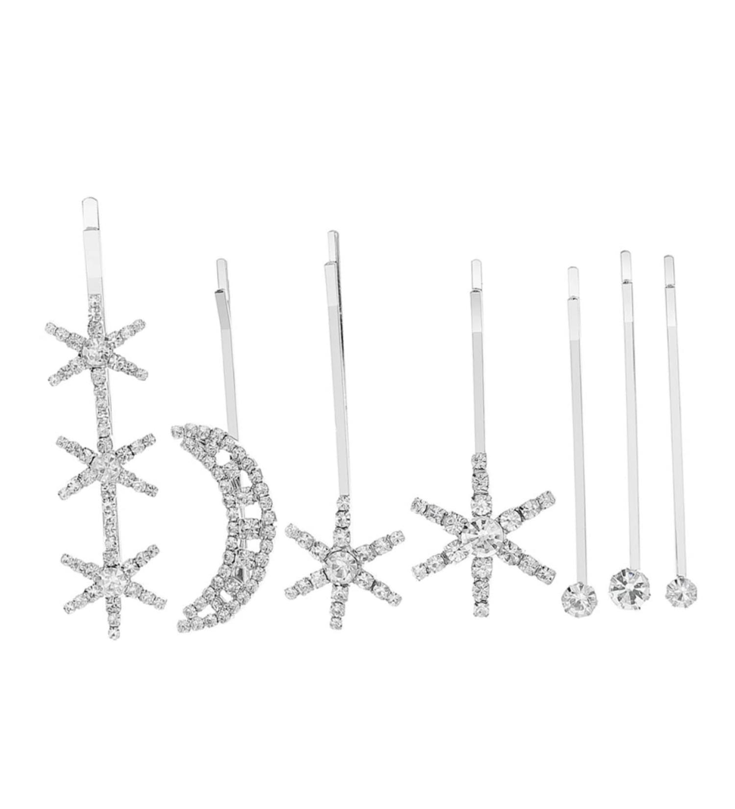 Angoily 1 Set Fringe Bobby Pin Hair Accessory for Women Hair Clips for Women Rhinestone Hair Clip Side Clip Rhinestone Bobby Pins Hair Clips for Girls Alloy Headgear Rhinestones - Buy Online on GoSupps.com