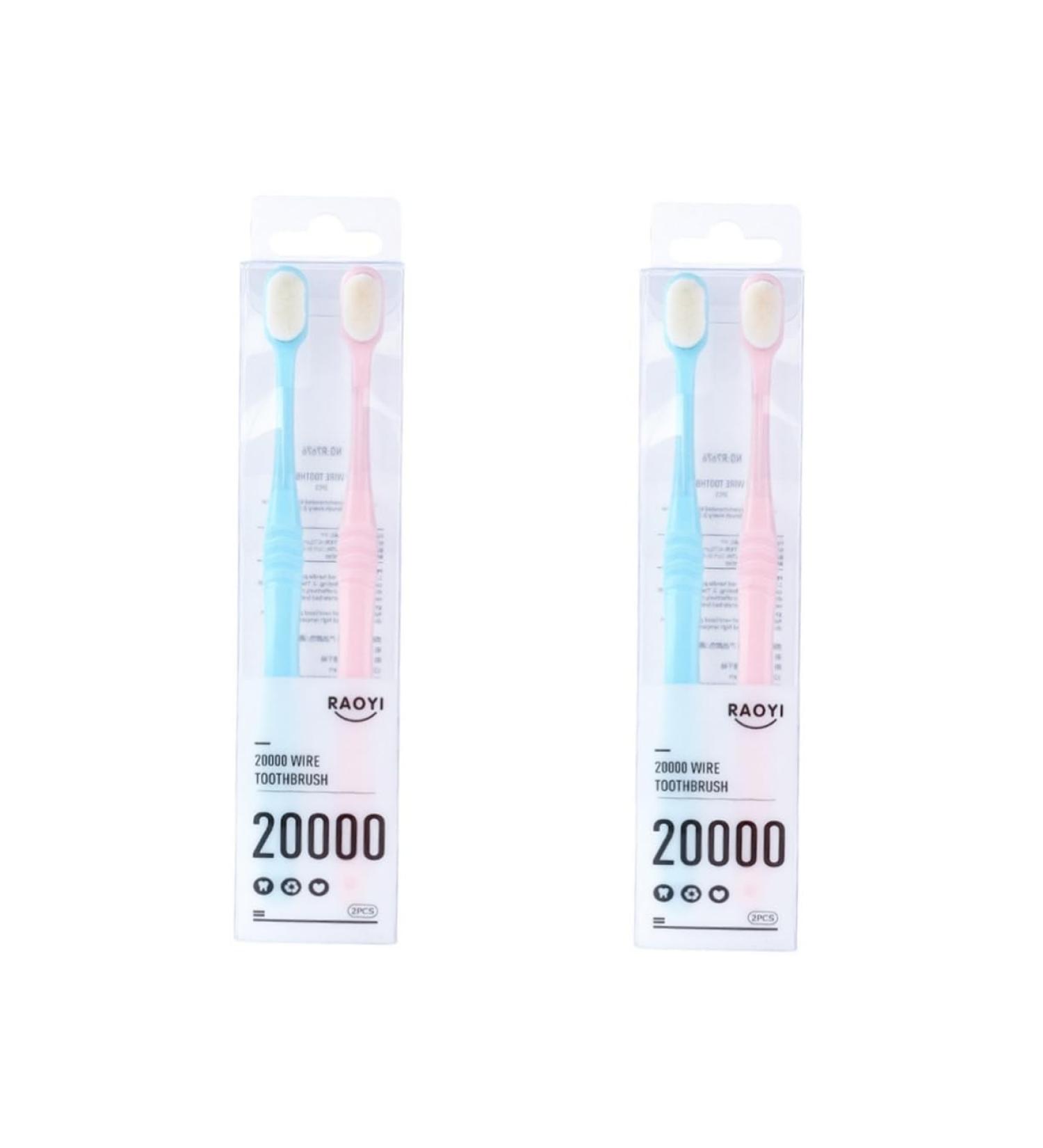 PartyKindom 4pcs Toothbrush Set for Pregnant Women - Quality Japanese Design for Adults | International Shipping - Buy Online on GoSupps.com